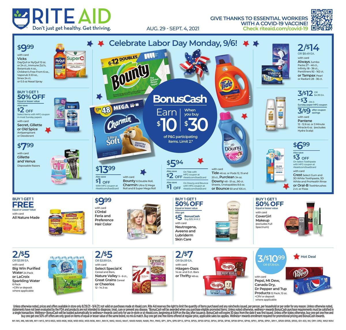 Rite Aid Weekly Ad from August 29