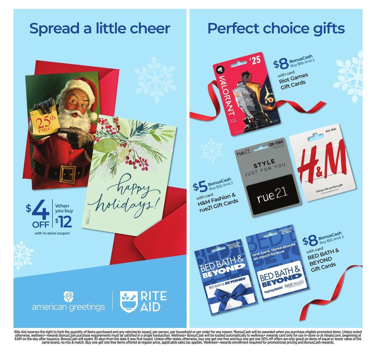 Rite Aid Weekly Ad from December 12