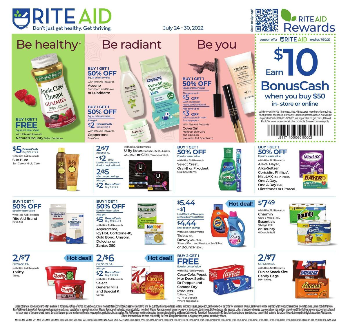 Rite Aid Weekly Ad from July 24