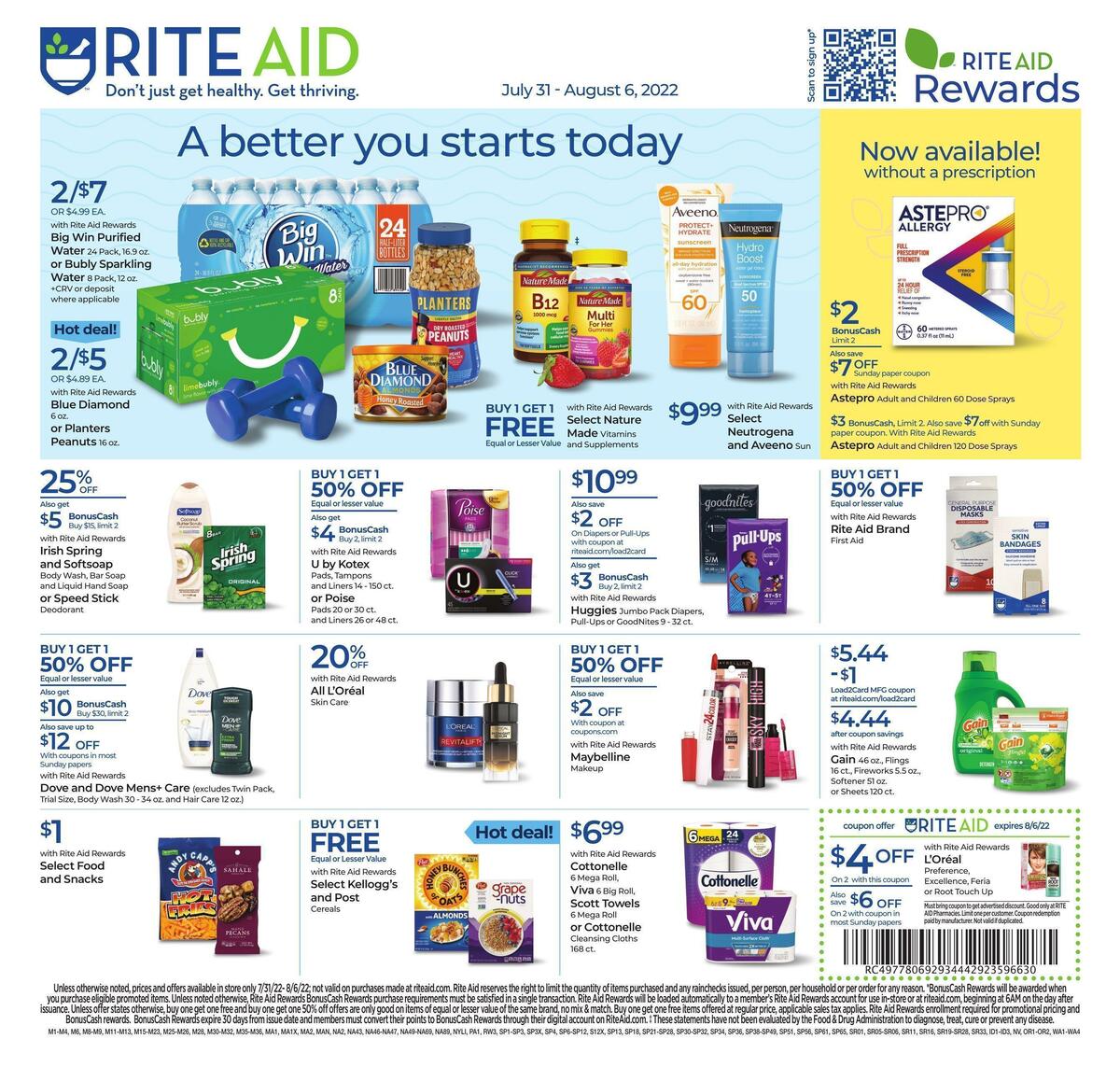 Rite Aid Weekly Ad from July 31