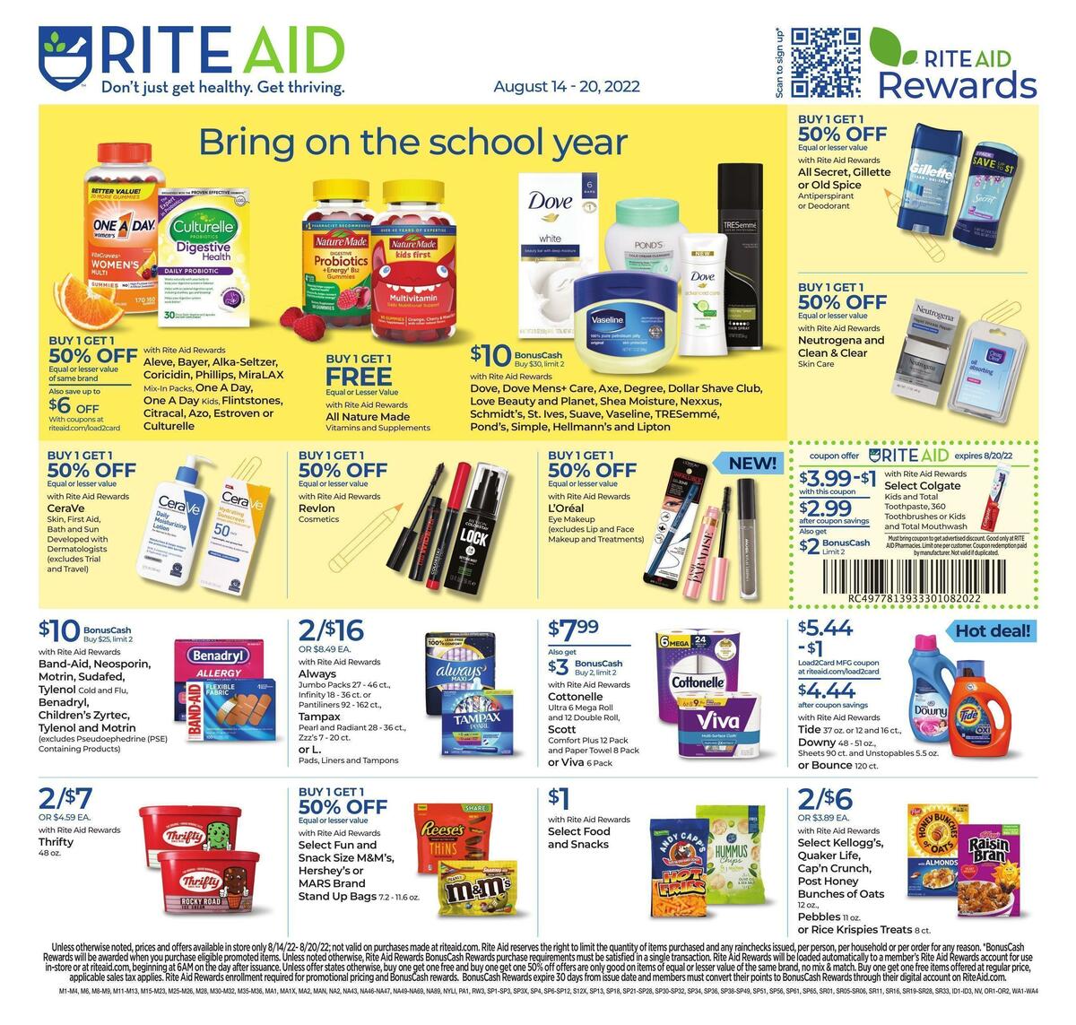 Rite Aid Weekly Ad from August 14