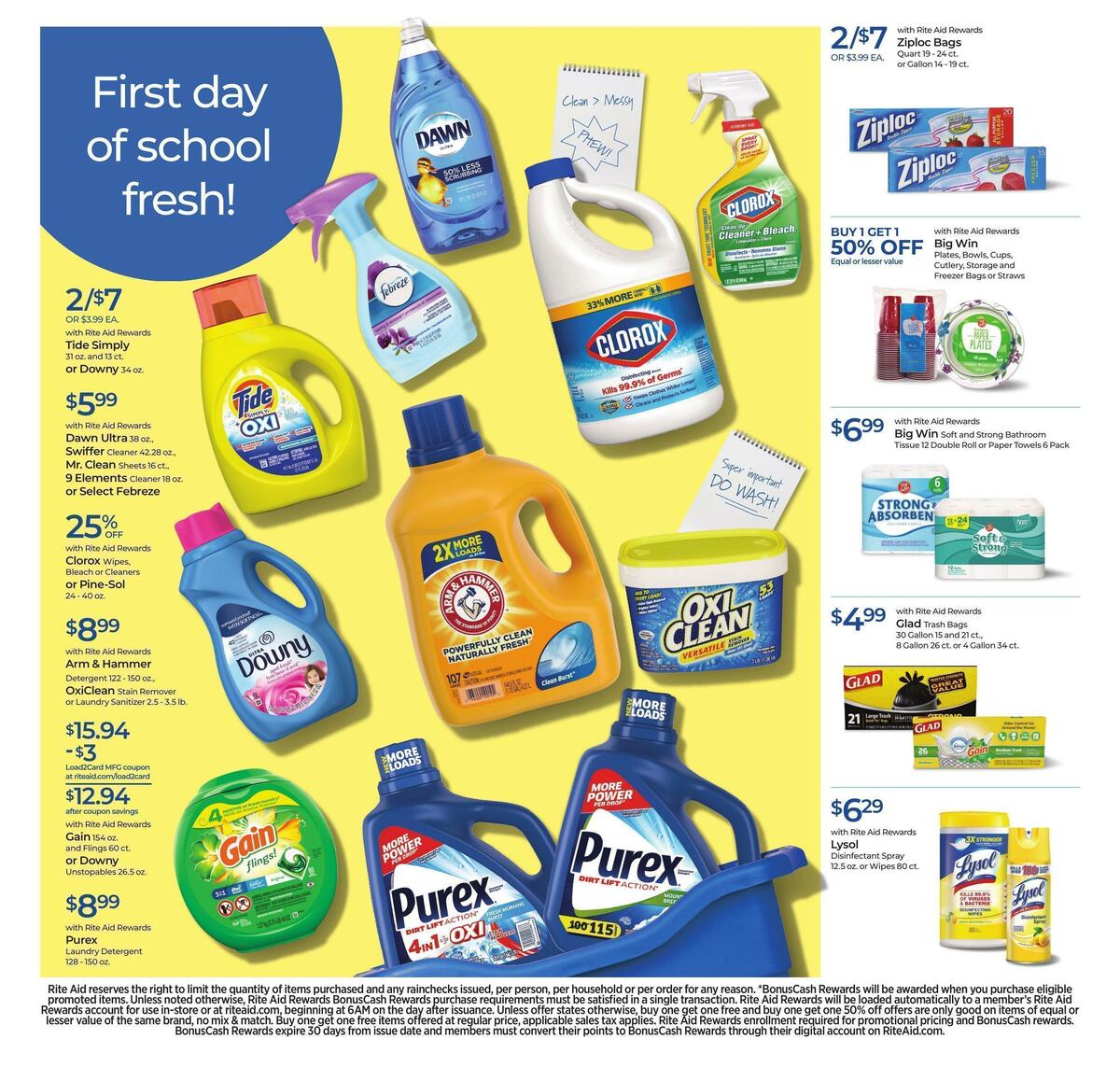 Rite Aid Weekly Ad from August 14