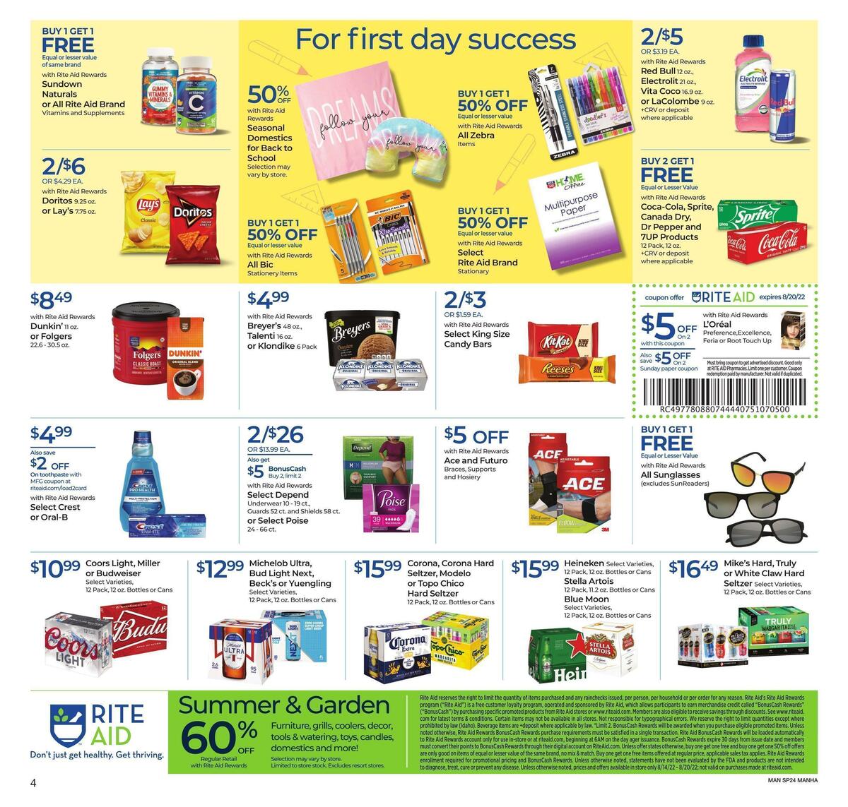 Rite Aid Weekly Ad from August 14
