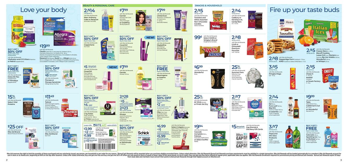 Rite Aid Weekly Ad from August 14