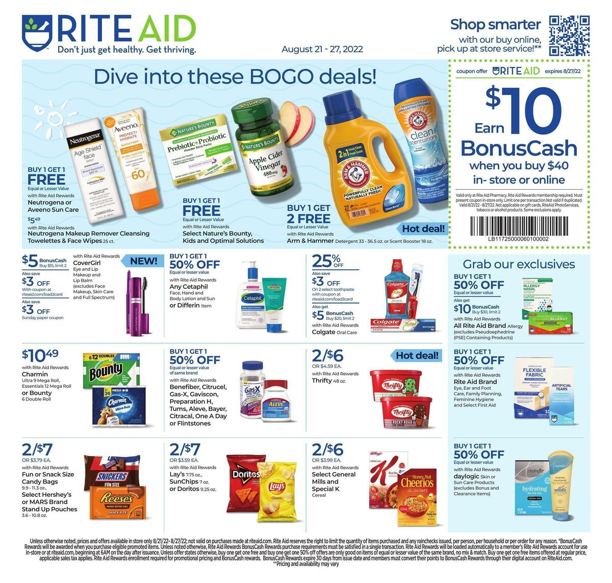 Rite Aid Weekly Ad from August 21