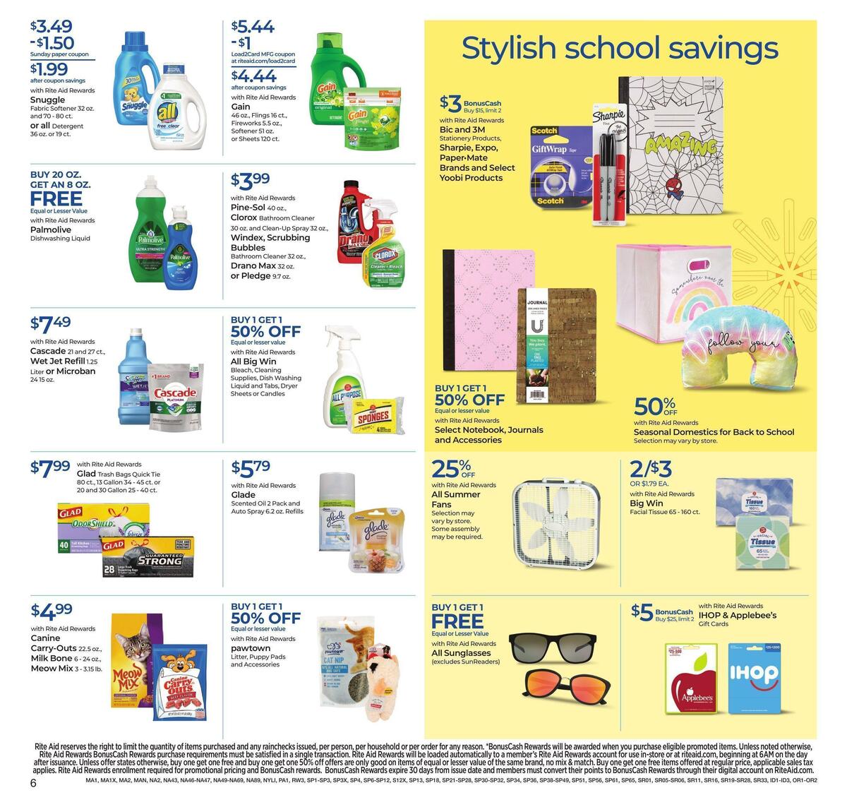 Rite Aid Weekly Ad from August 21