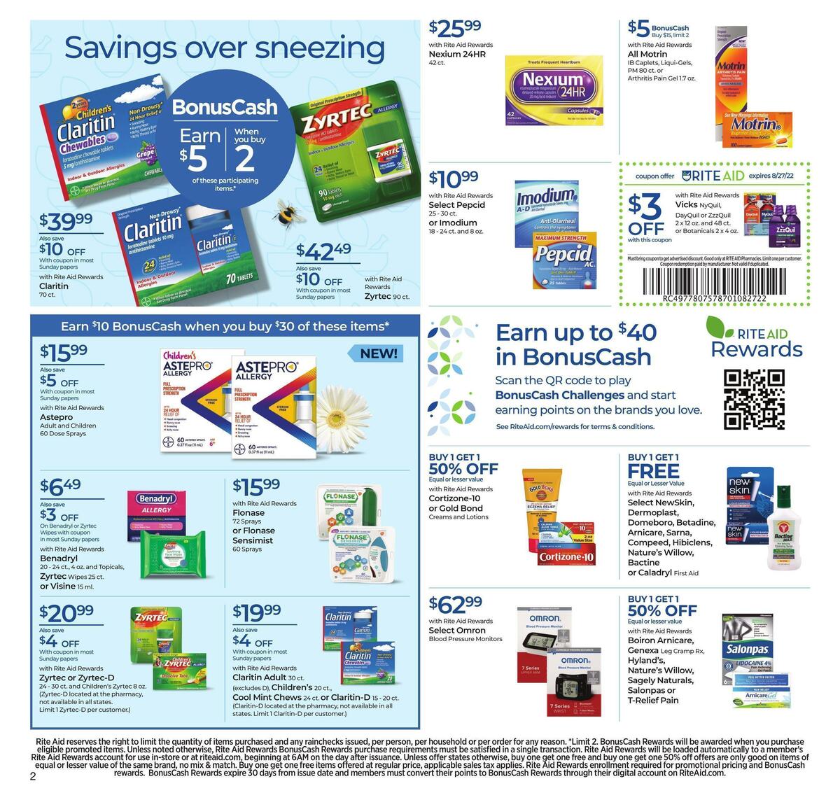 Rite Aid Weekly Ad from August 21