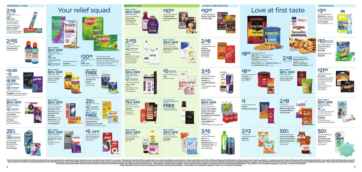 Rite Aid Weekly Ad from August 28