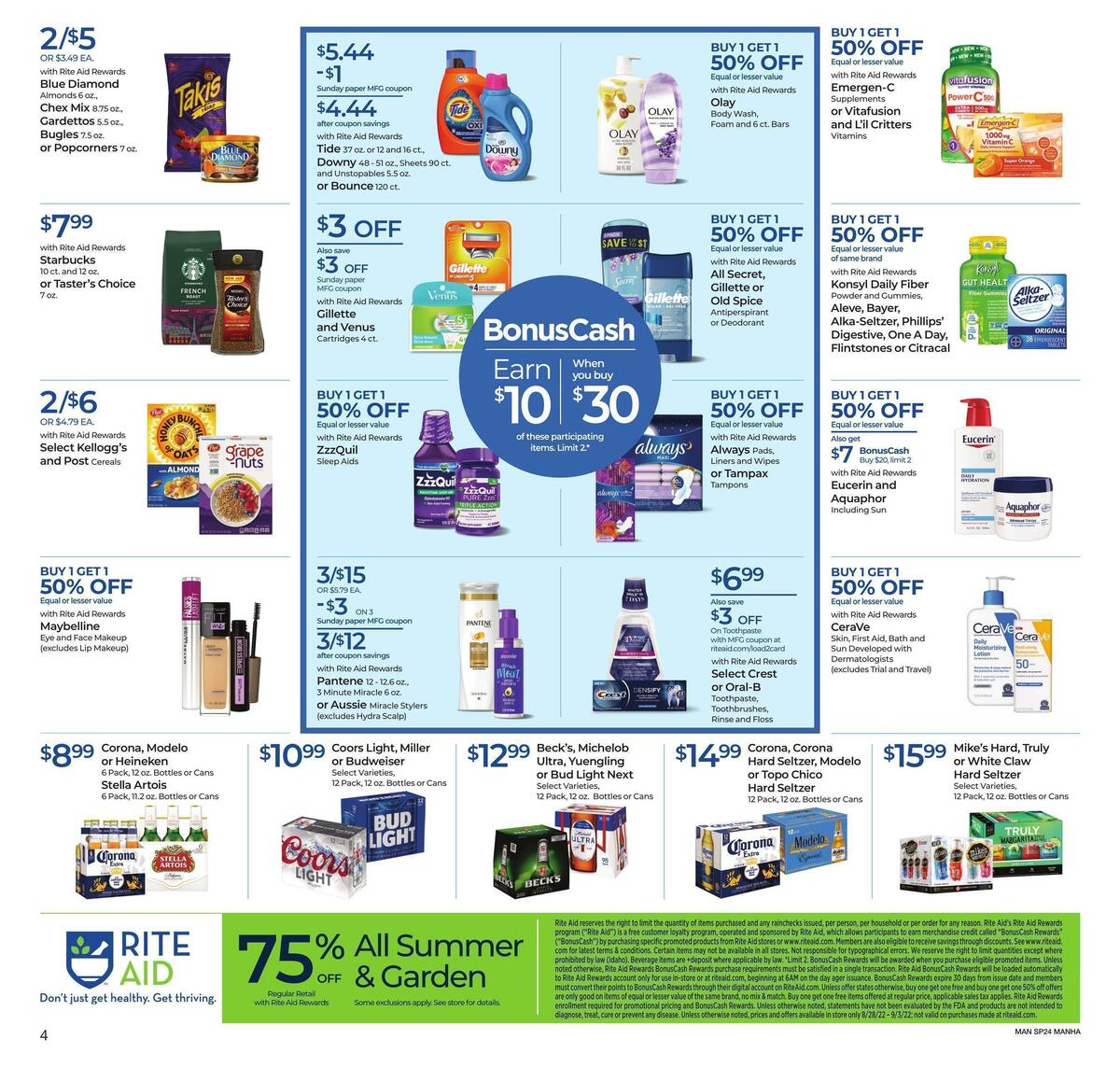 Rite Aid Weekly Ad from August 28