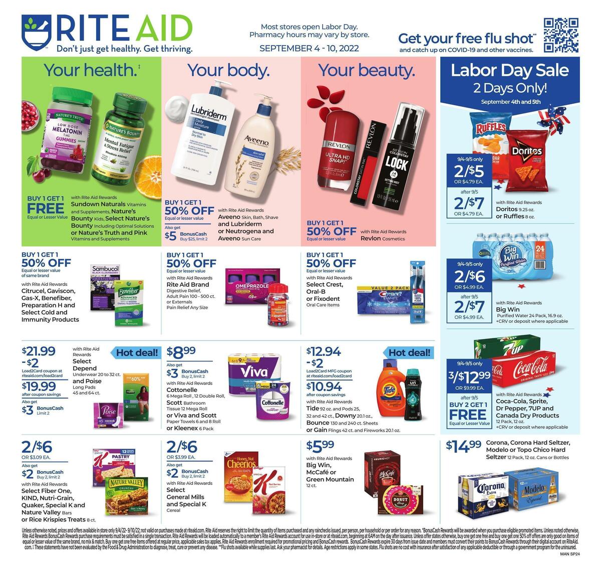 Rite Aid Weekly Ad from September 4