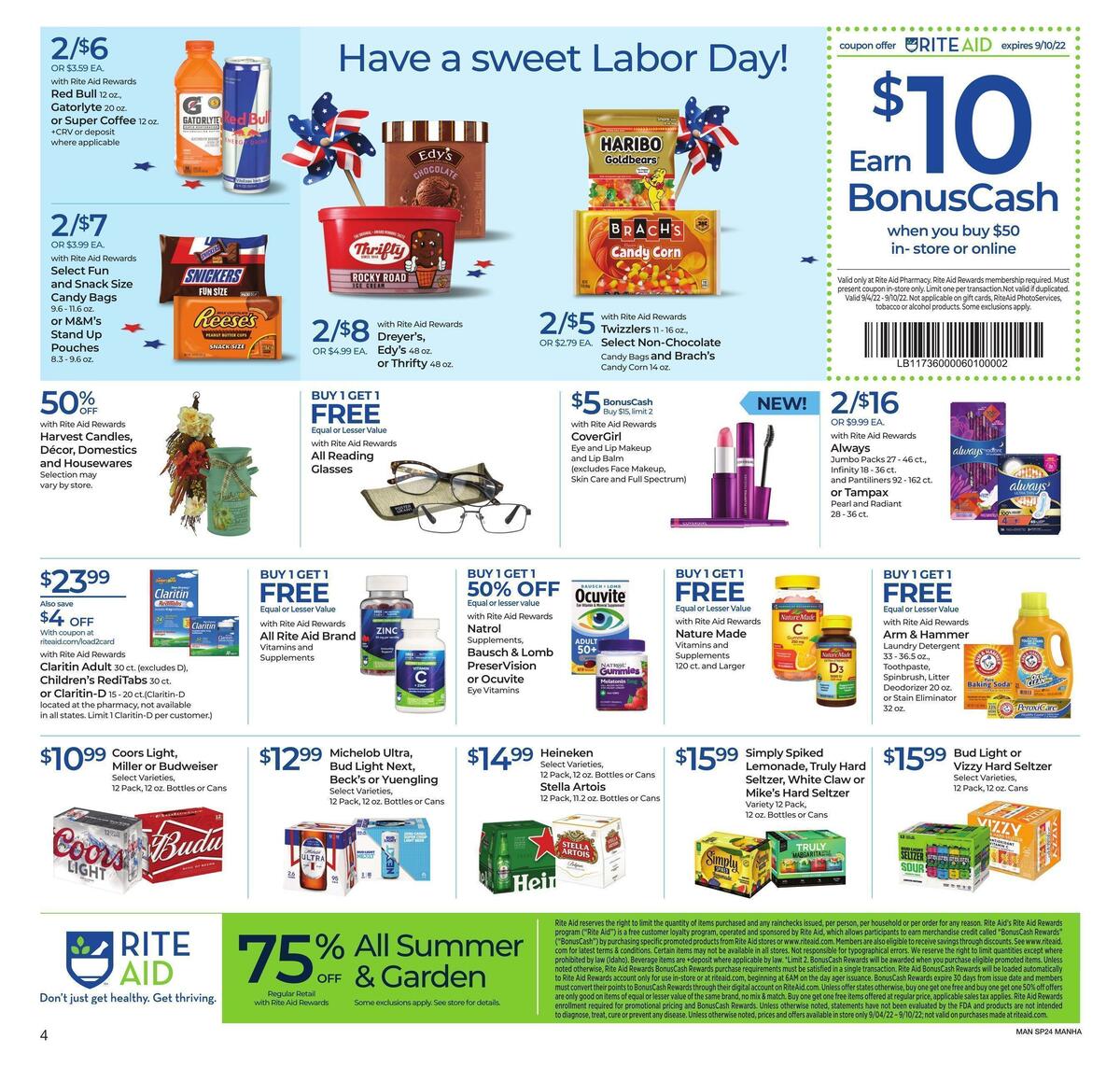 Rite Aid Weekly Ad from September 4