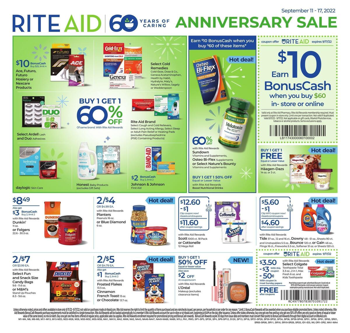 Rite Aid Weekly Ad from September 11