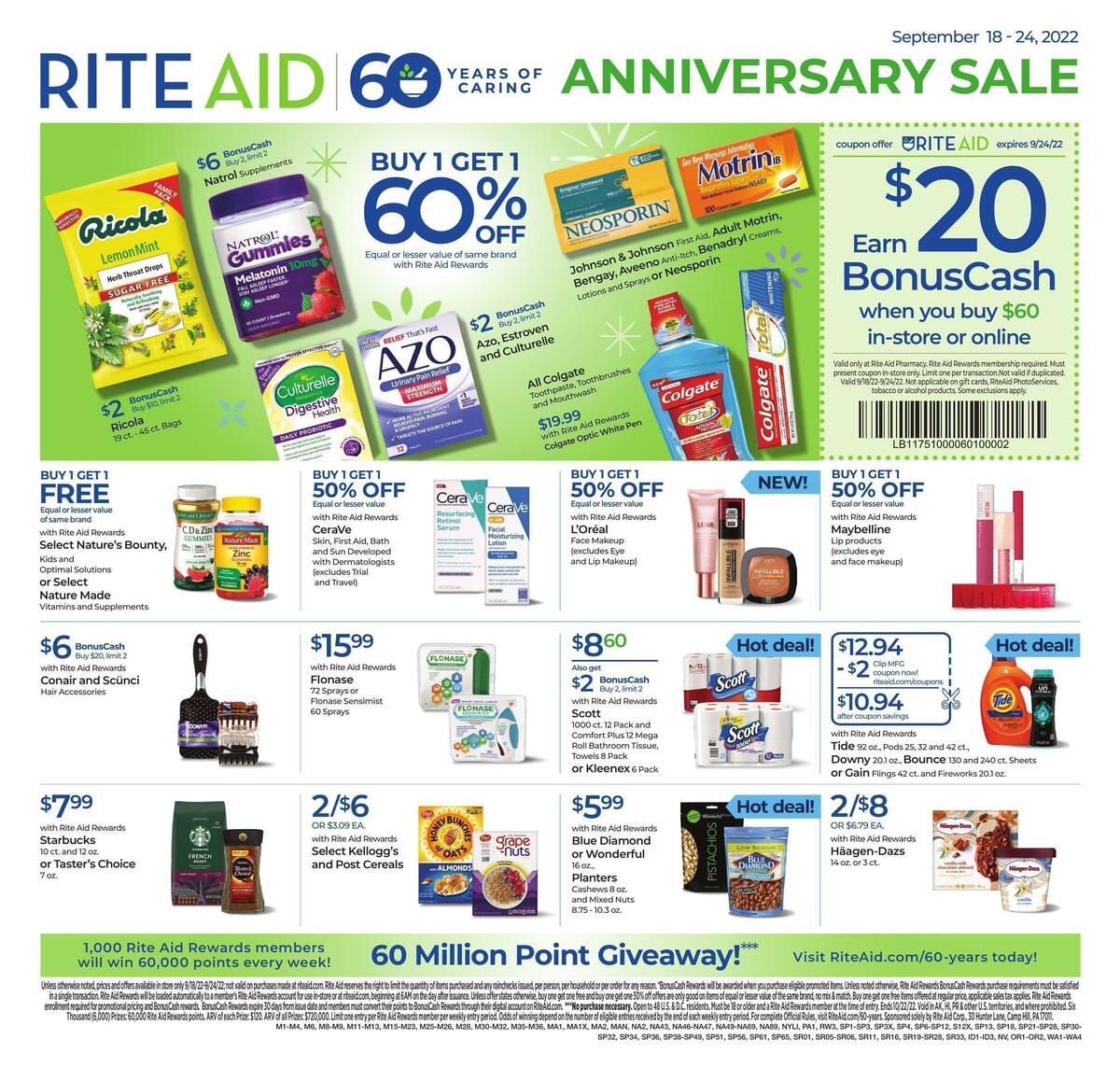 Rite Aid Weekly Ad from September 18