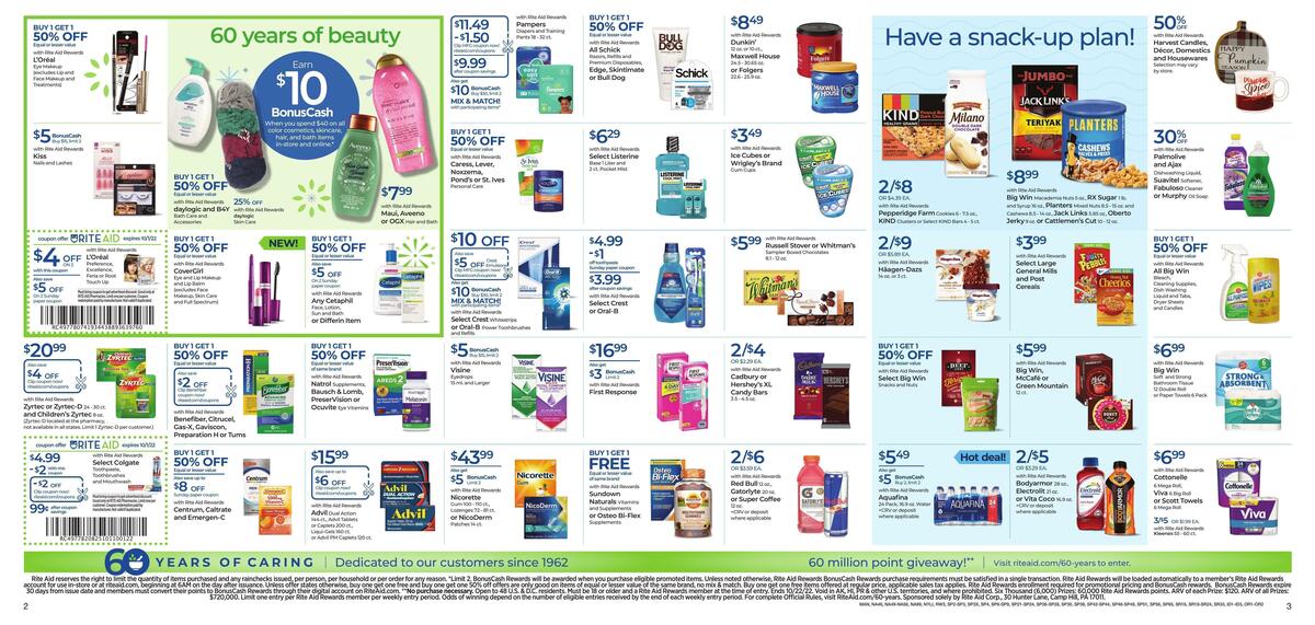 Rite Aid Weekly Ad from September 25