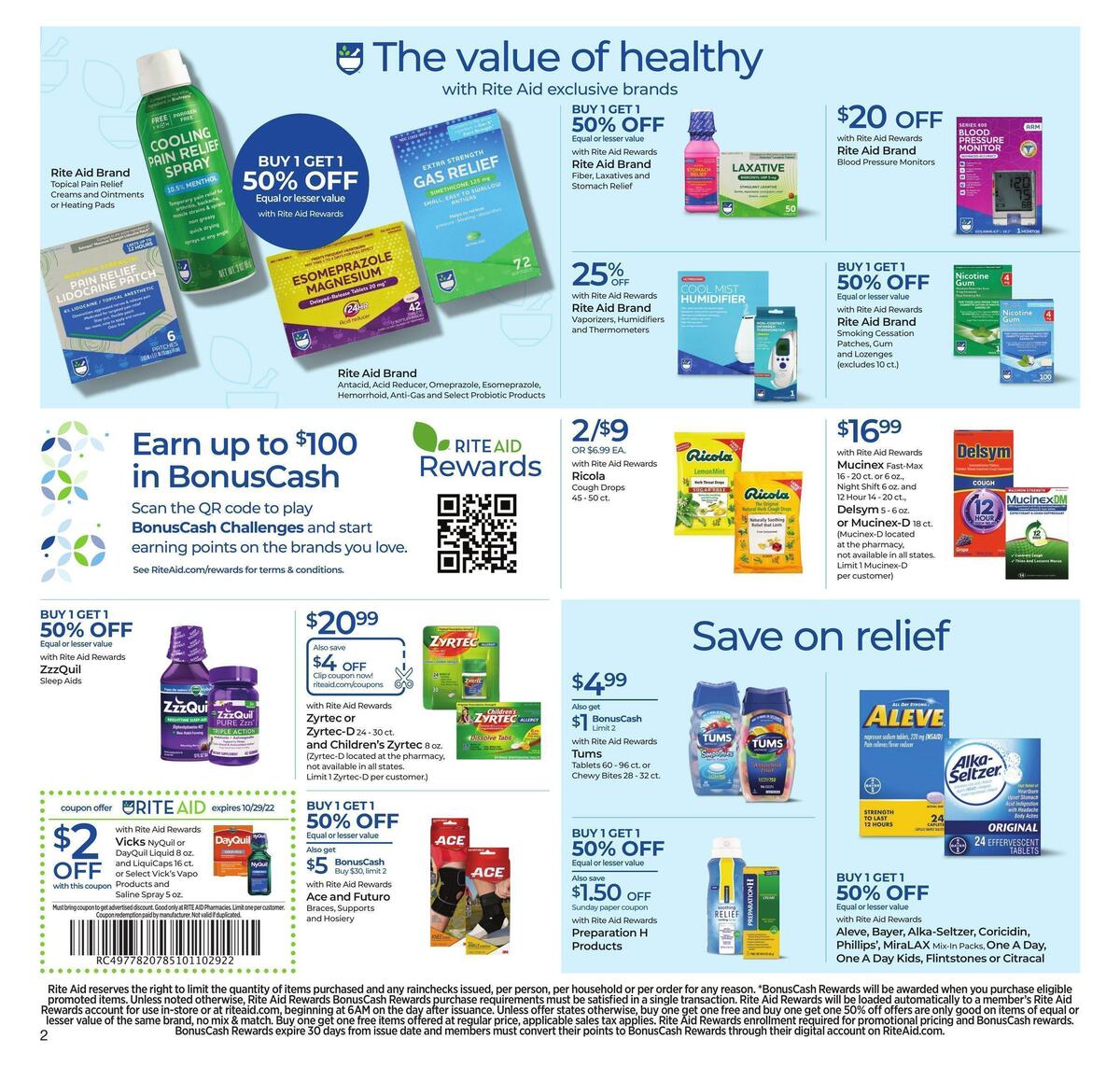 Rite Aid Weekly Ad from October 23