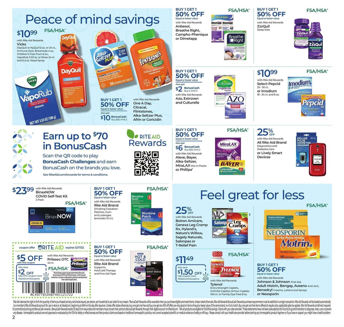 Rite Aid Weekly Ad from December 11