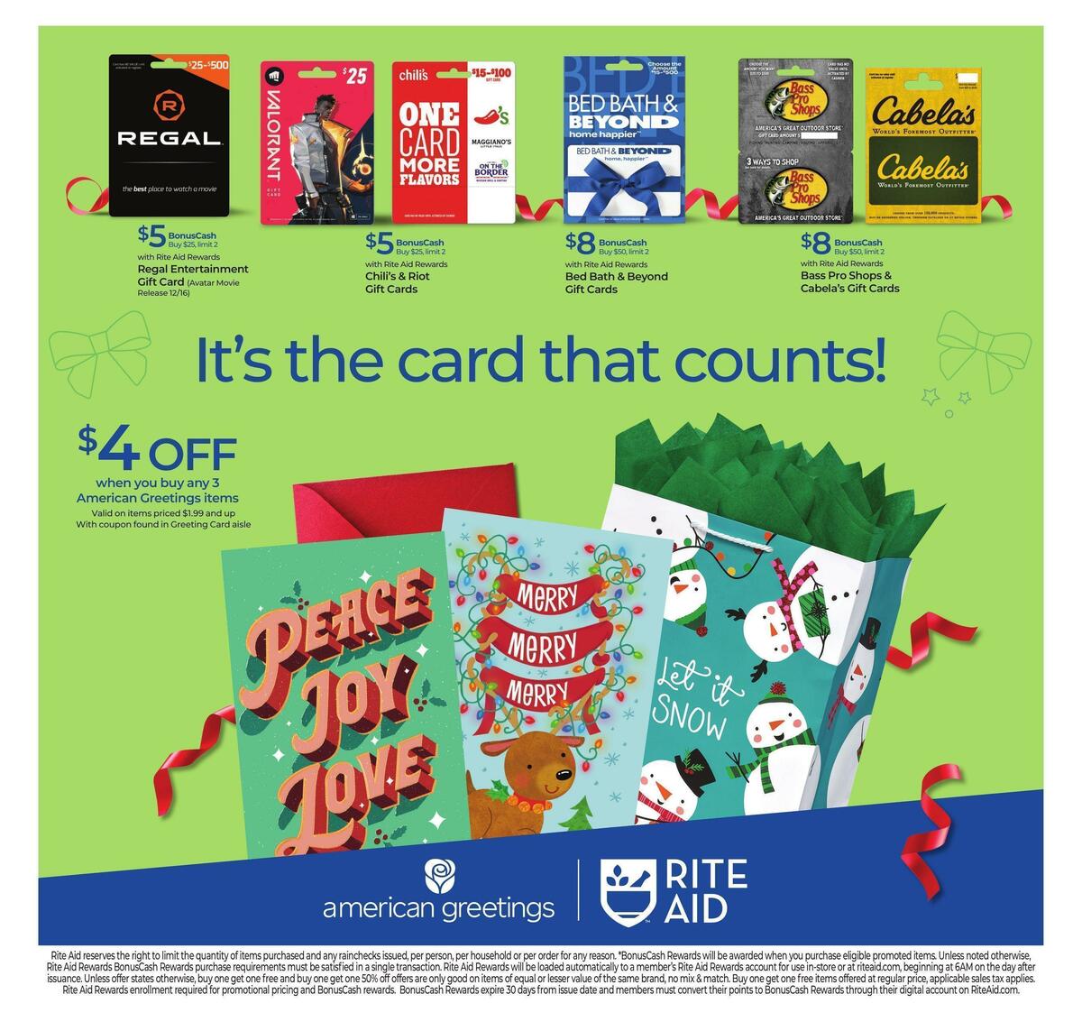 Rite Aid Weekly Ad from December 11