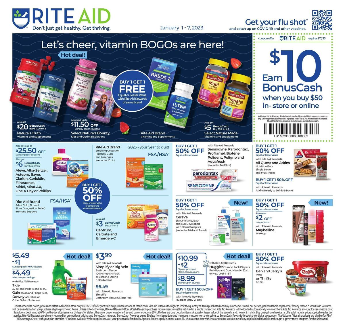 Rite Aid Weekly Ad from January 1