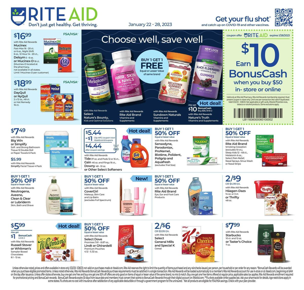 Rite Aid Weekly Ad from January 22