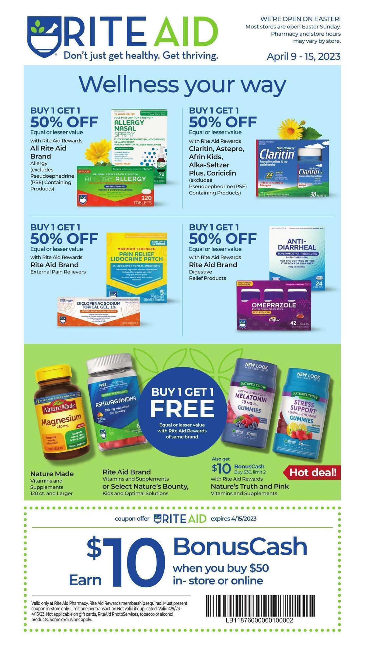 Rite Aid Weekly Ad from April 9