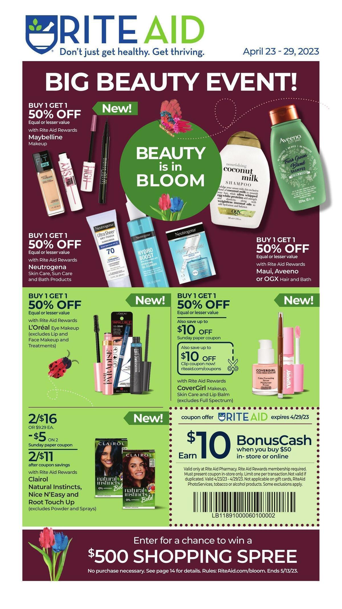 Rite Aid Weekly Ad from April 23
