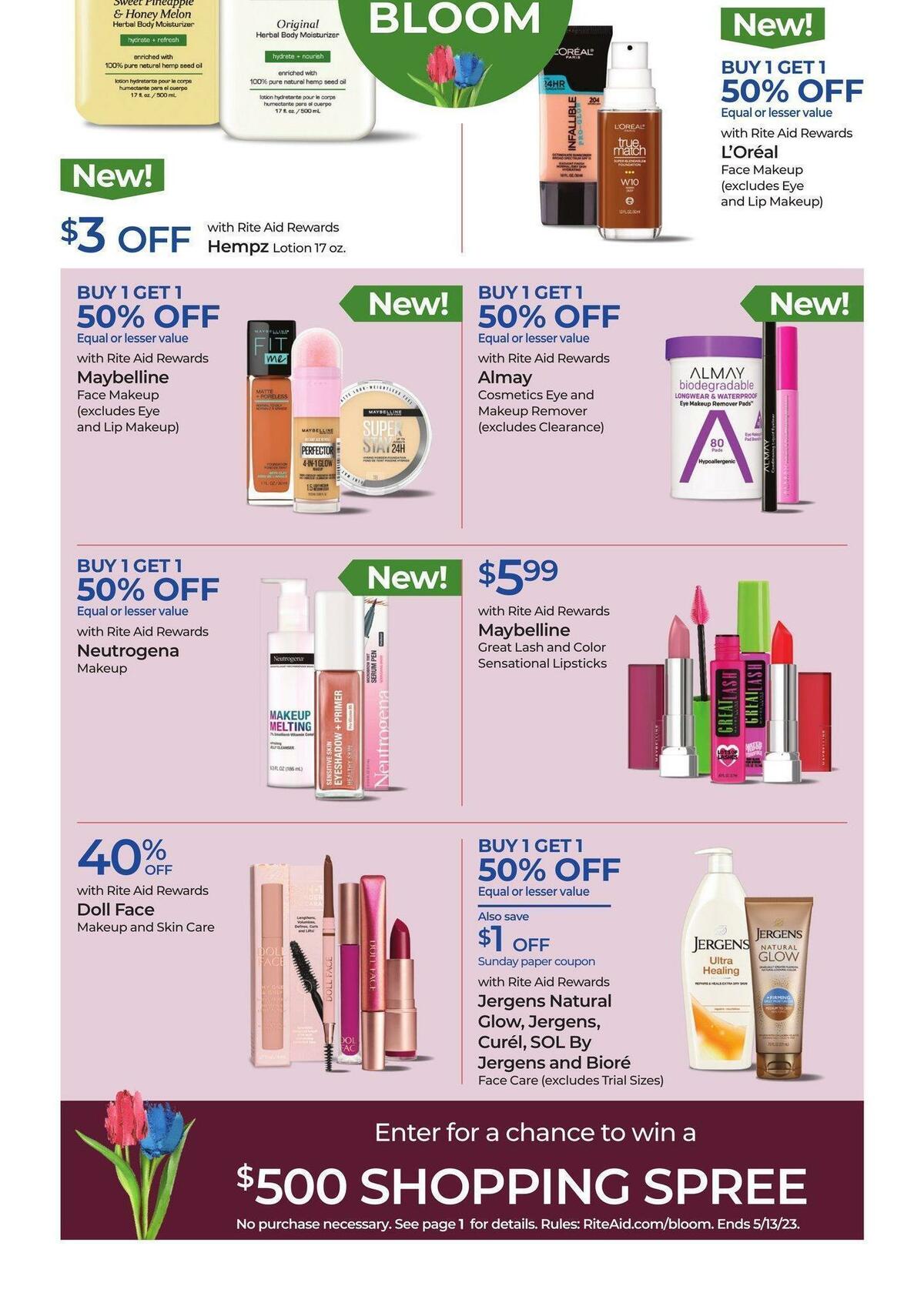 Rite Aid Additional Deals Weekly Ad from May 7