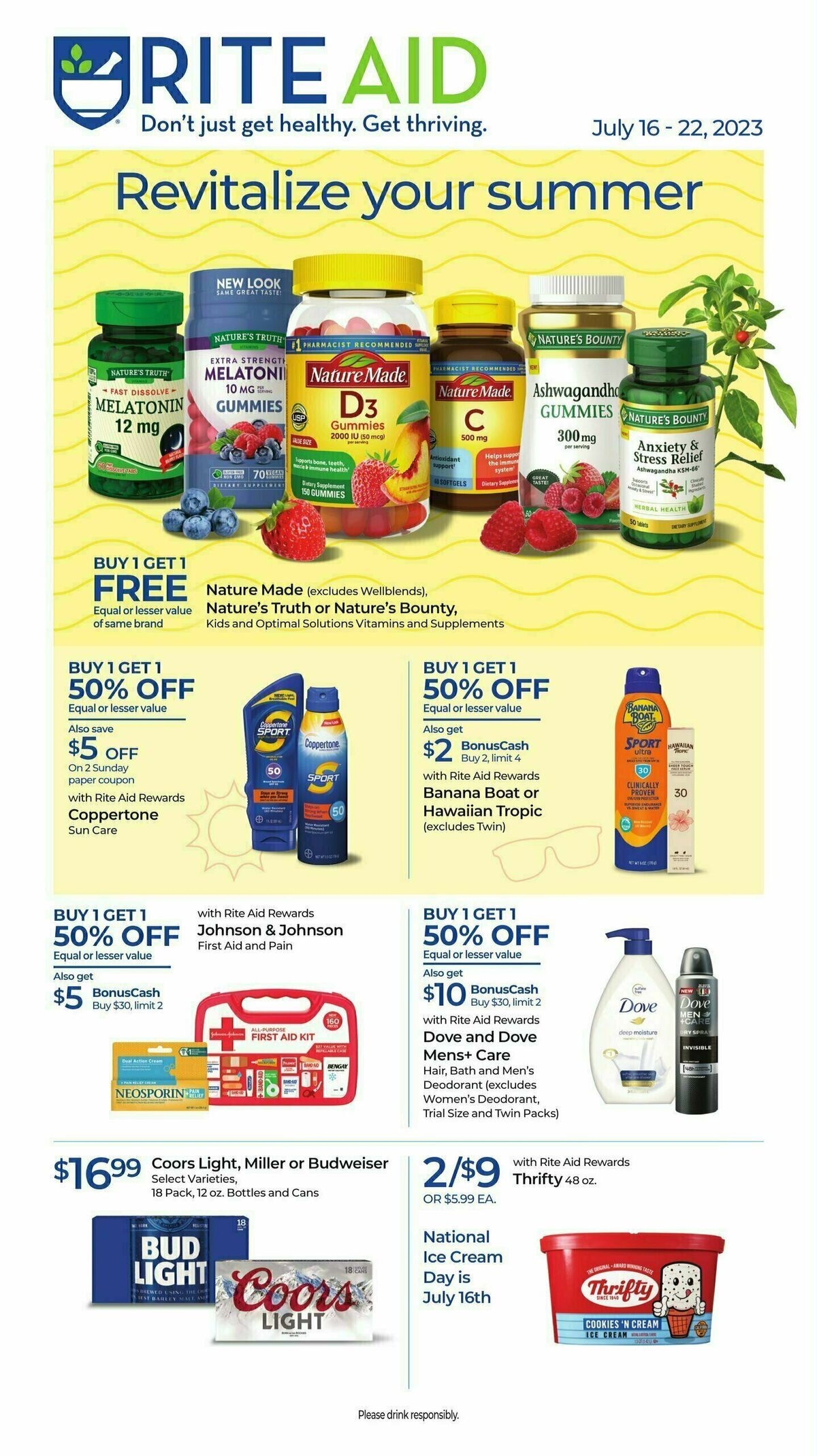 Rite Aid Weekly Ad from July 16
