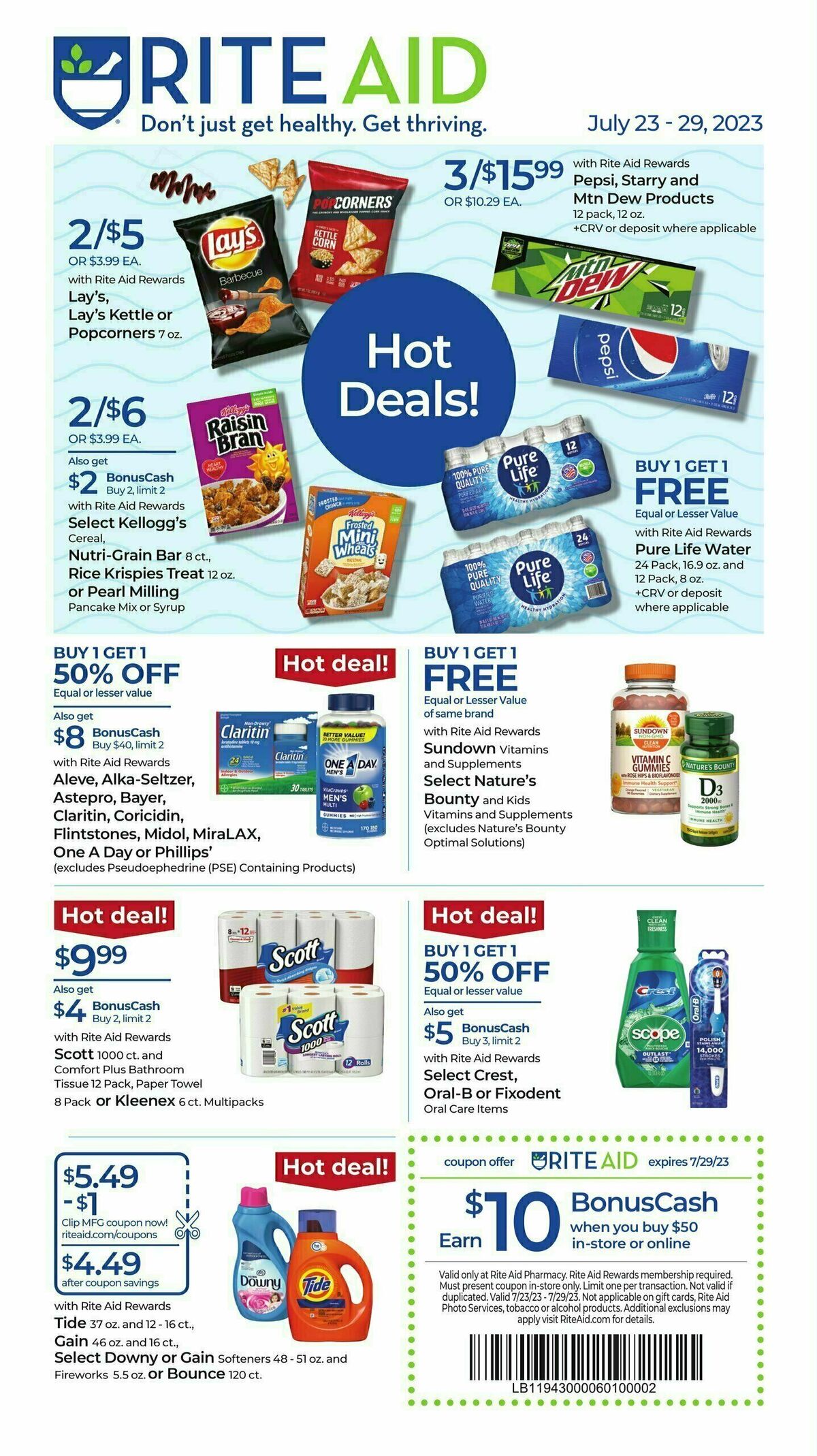 Rite Aid Weekly Ad from July 23