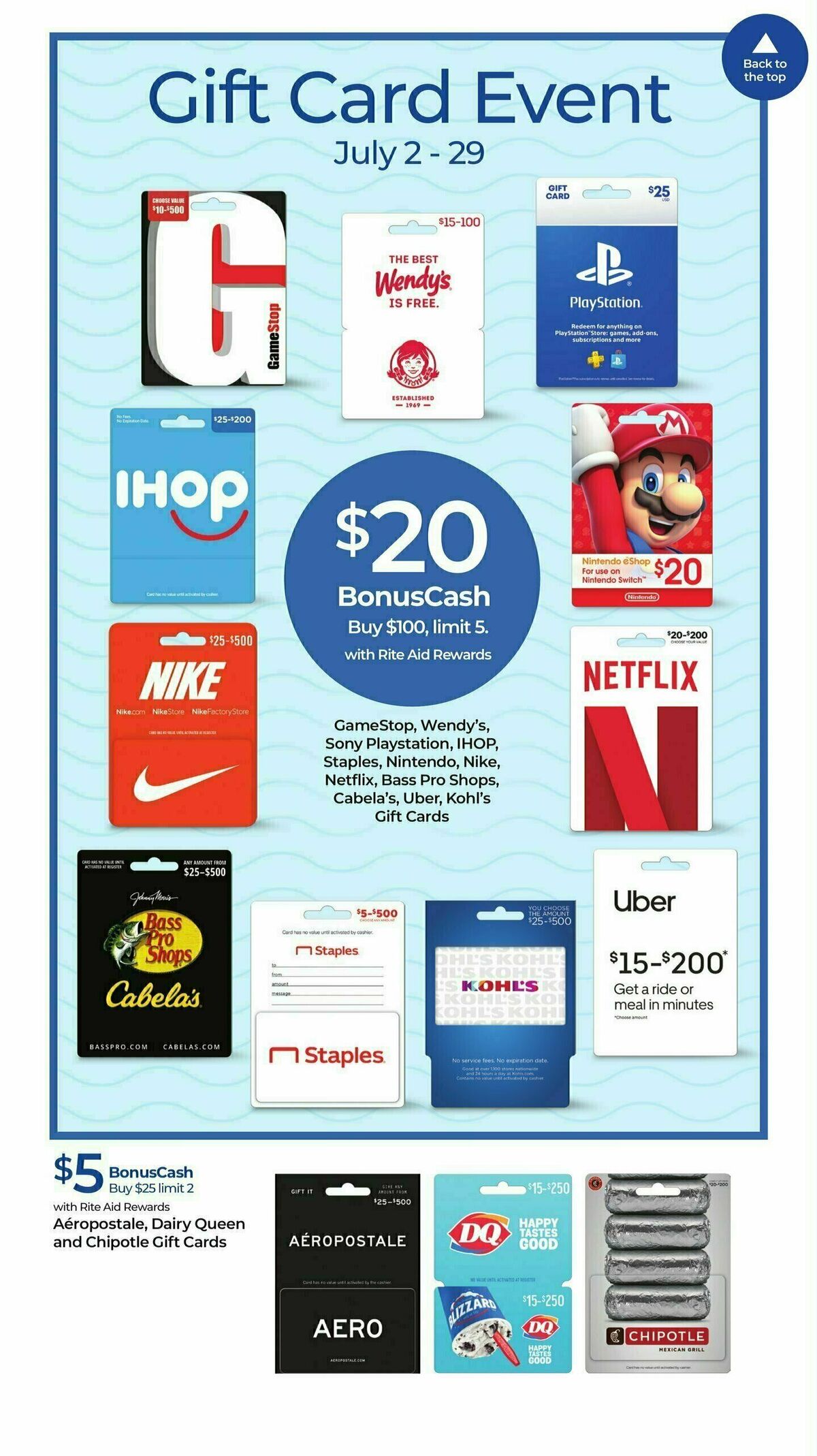 Rite Aid Weekly Ad from July 23