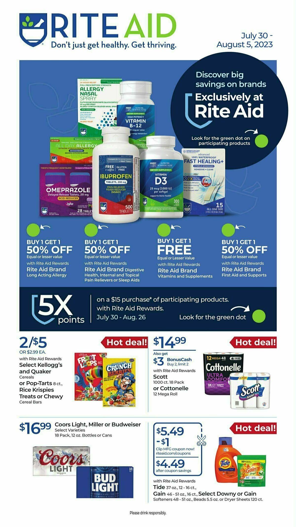 Rite Aid Weekly Ad from July 30