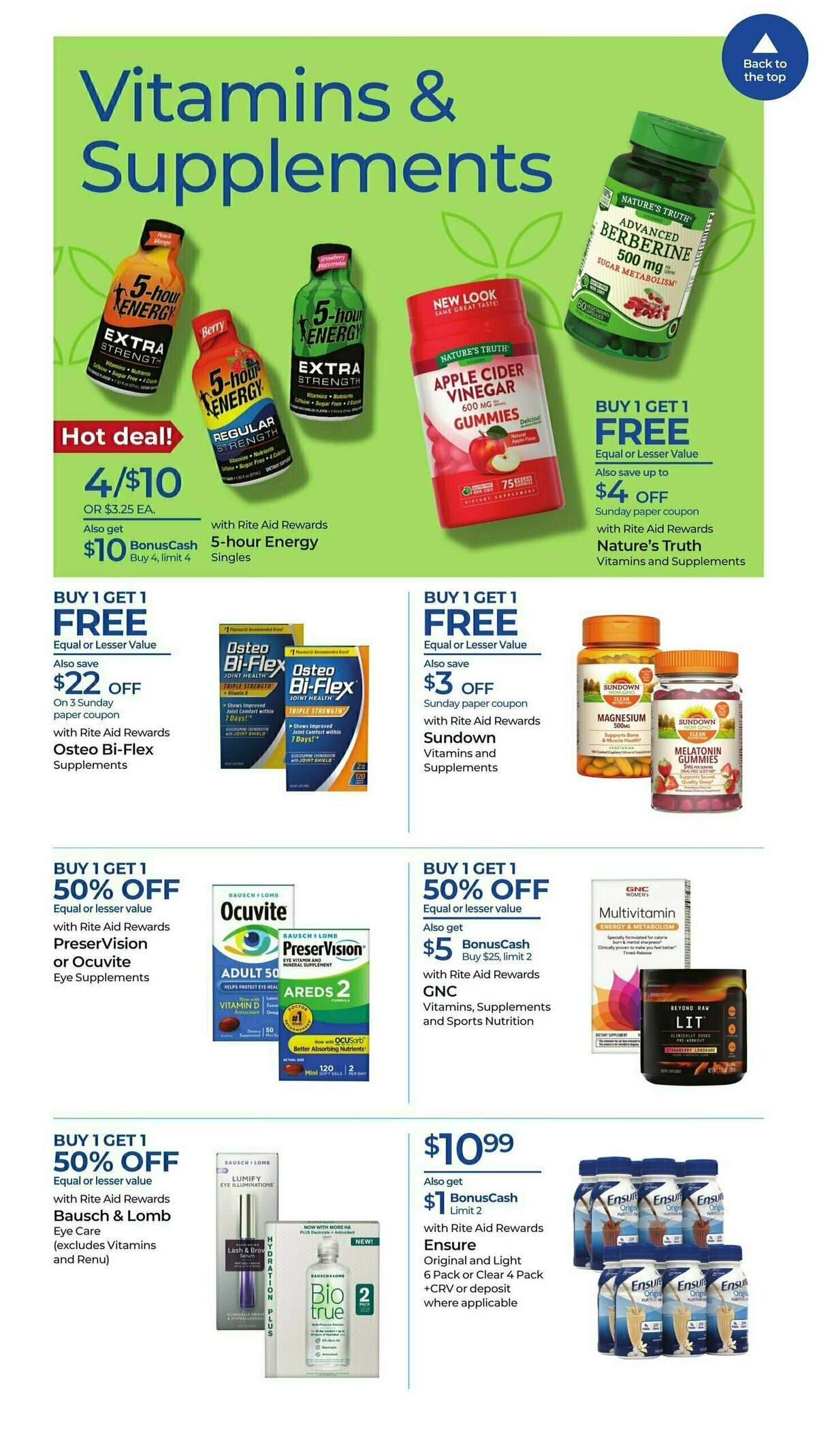 Rite Aid Weekly Ad from July 30
