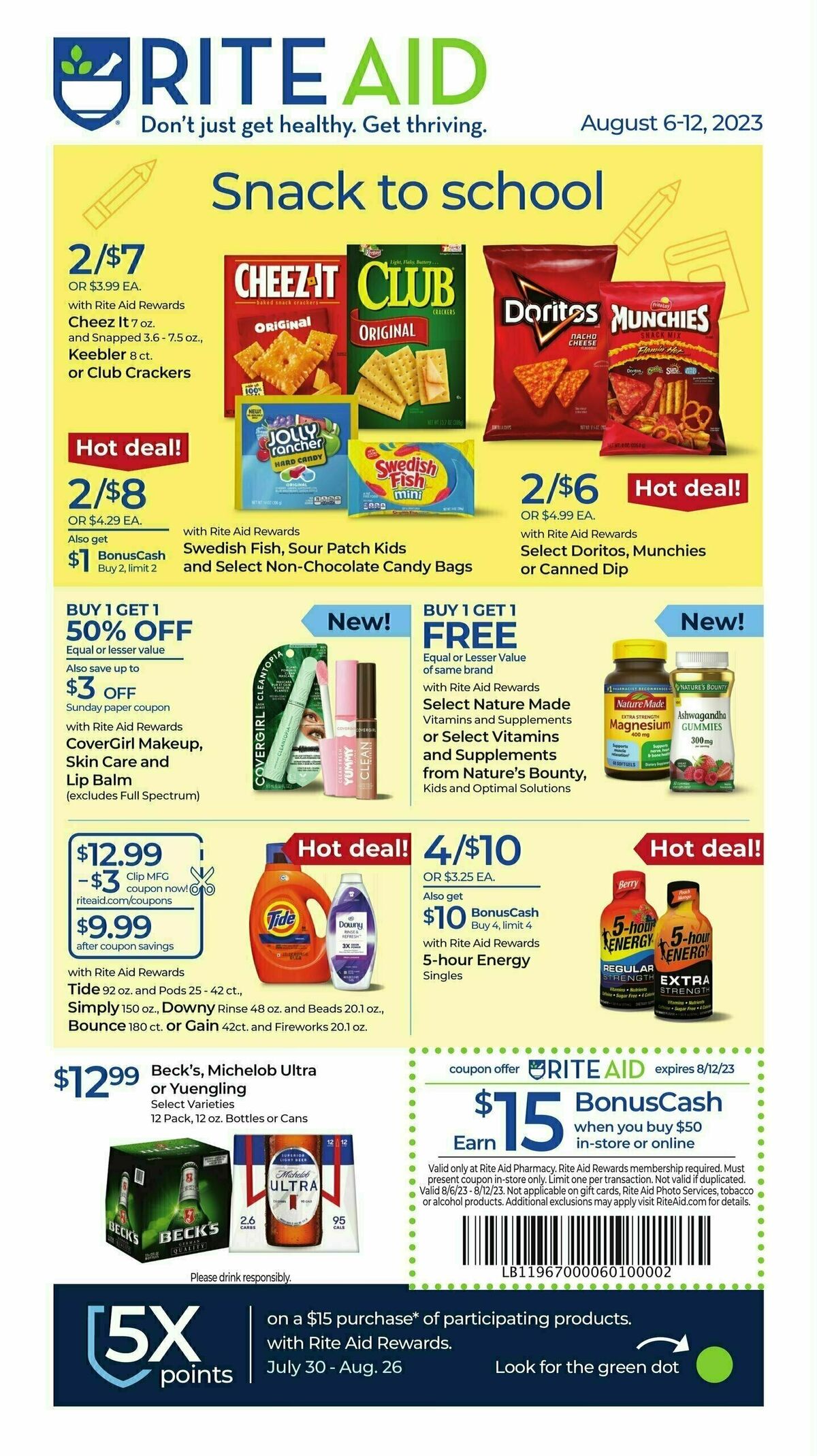 Rite Aid Weekly Ad from August 6
