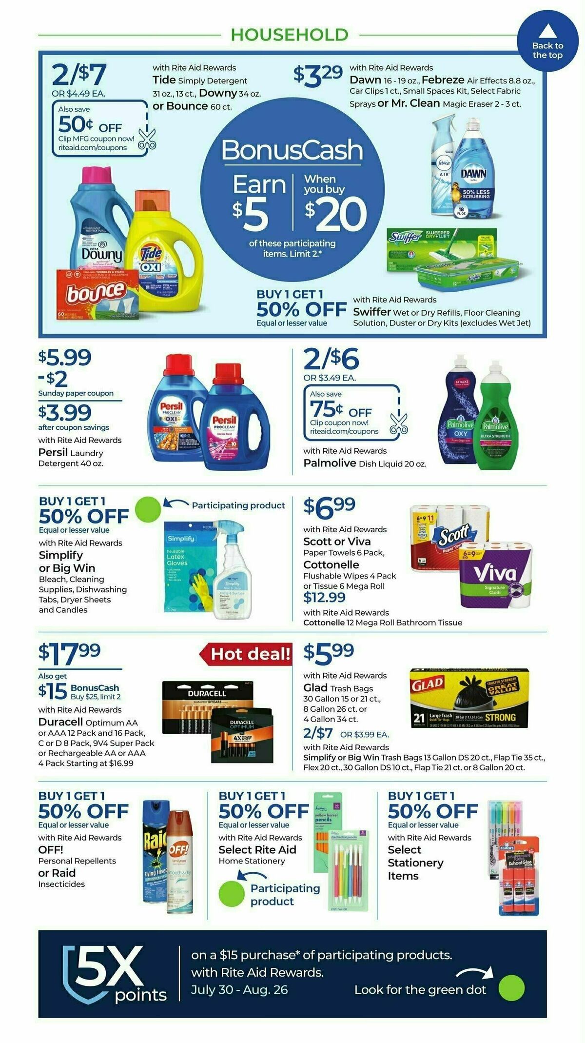 Rite Aid Weekly Ad from August 6