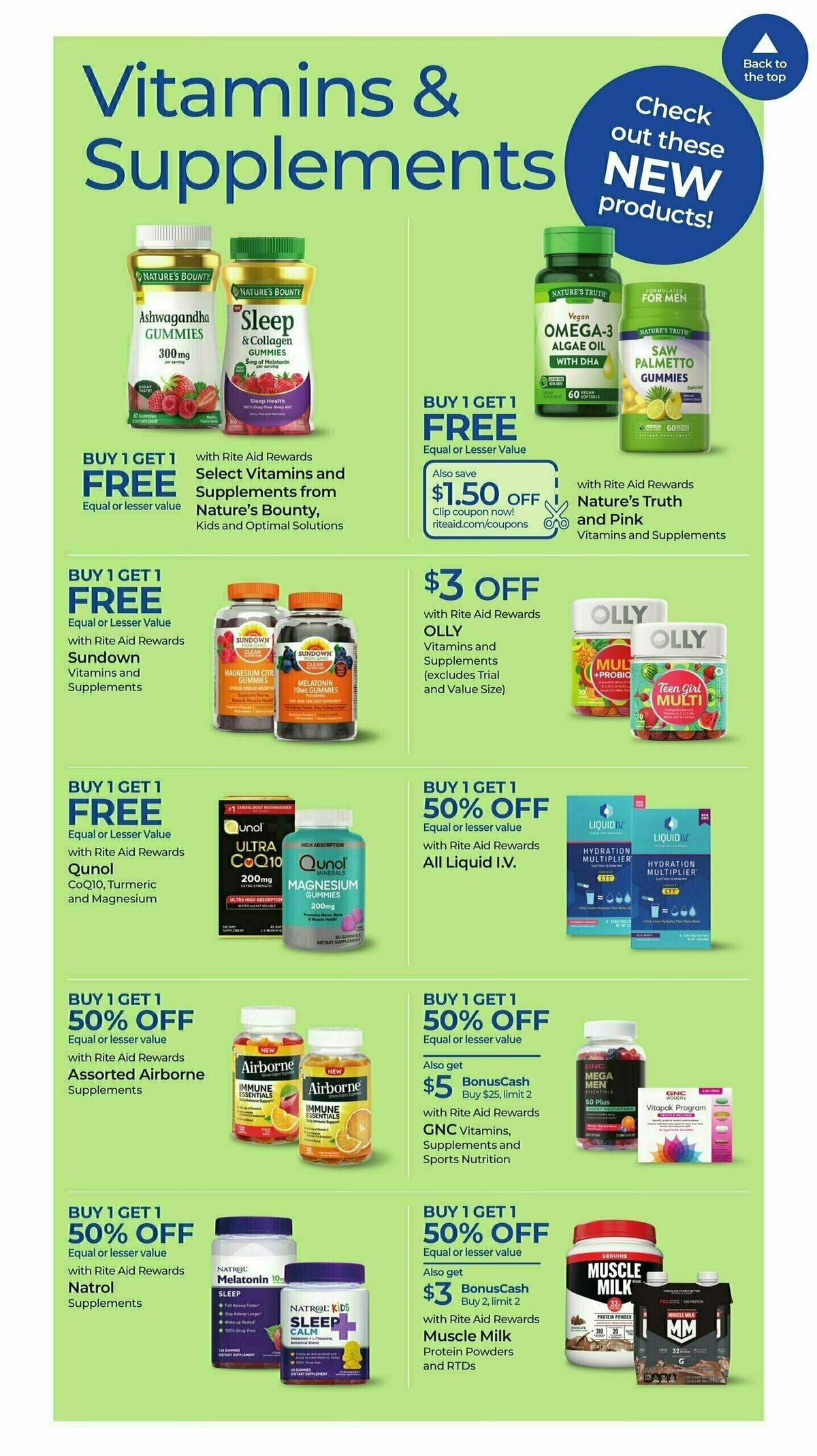 Rite Aid Weekly Ad from August 6