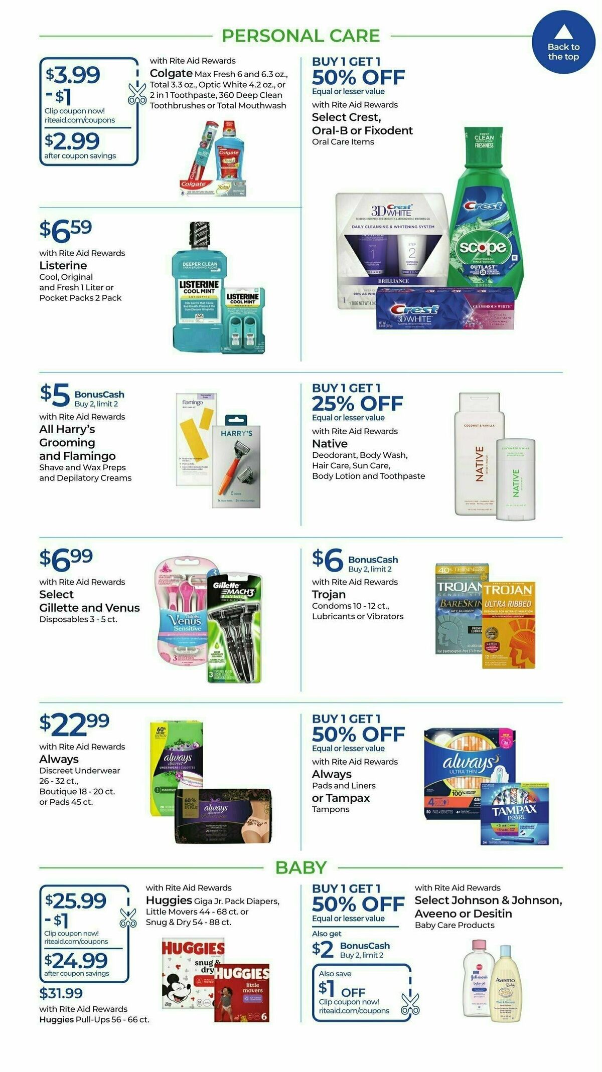Rite Aid Weekly Ad from August 6
