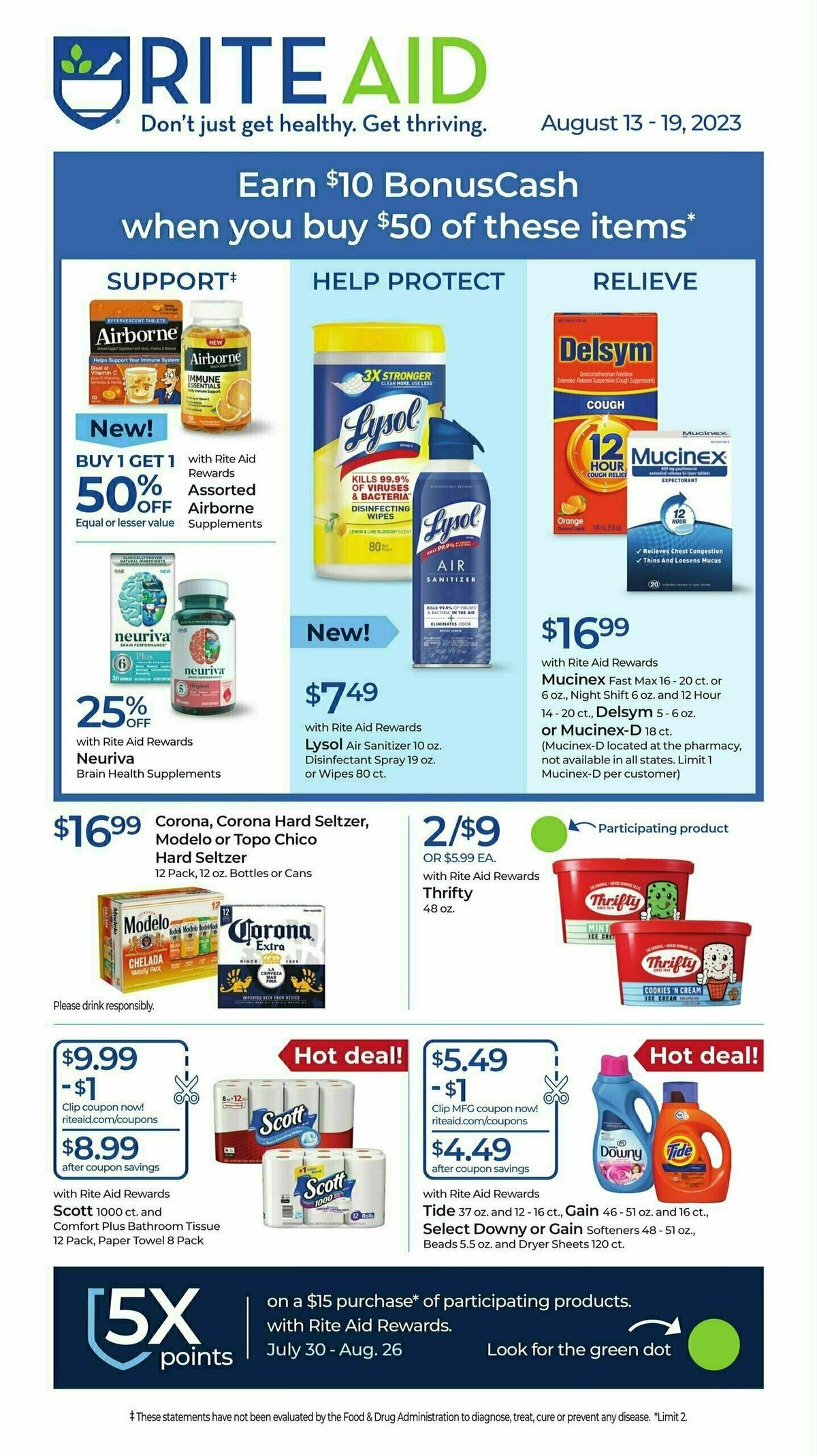 Rite Aid Weekly Ad from August 13