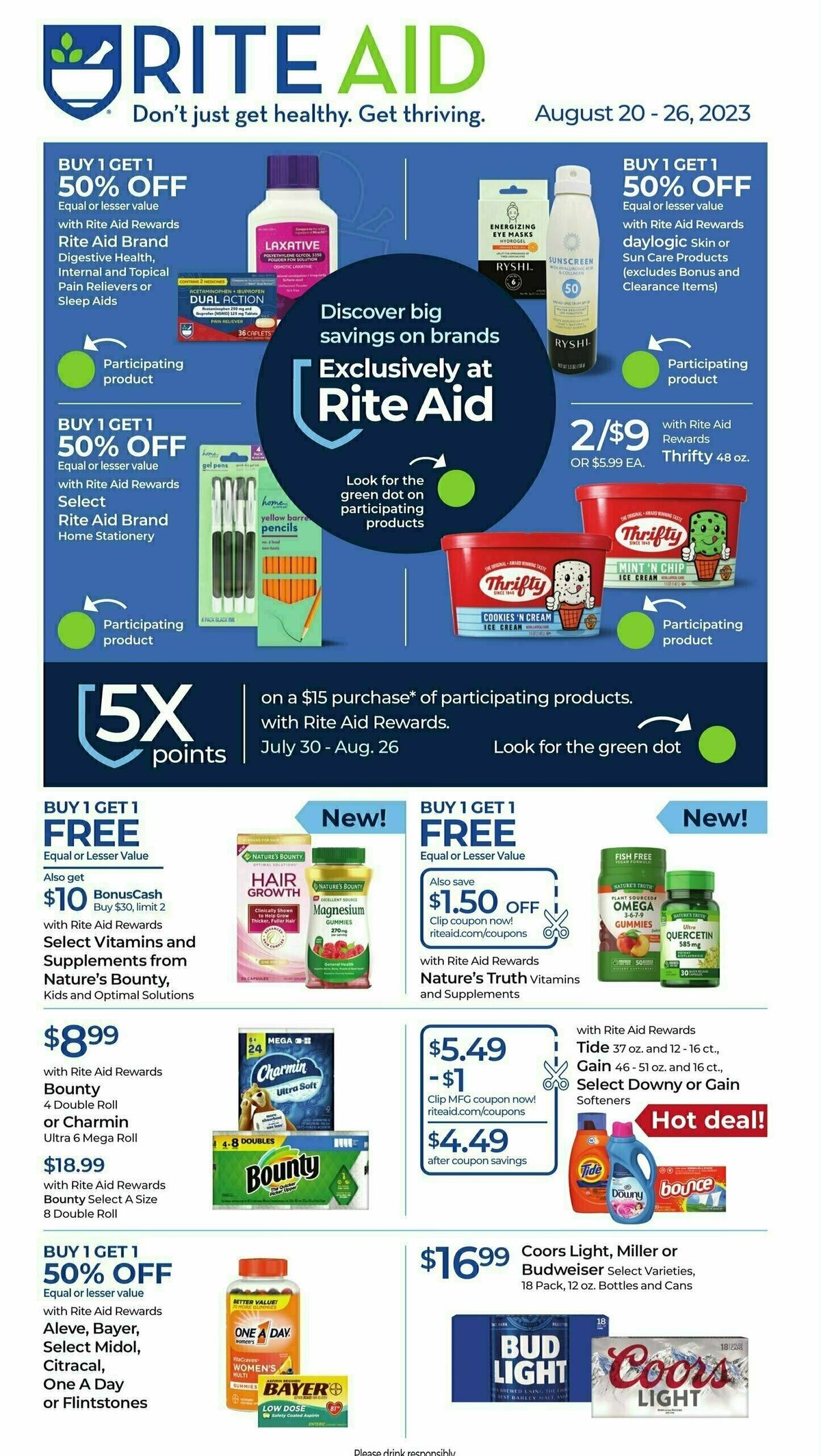 Rite Aid Weekly Ad from August 20