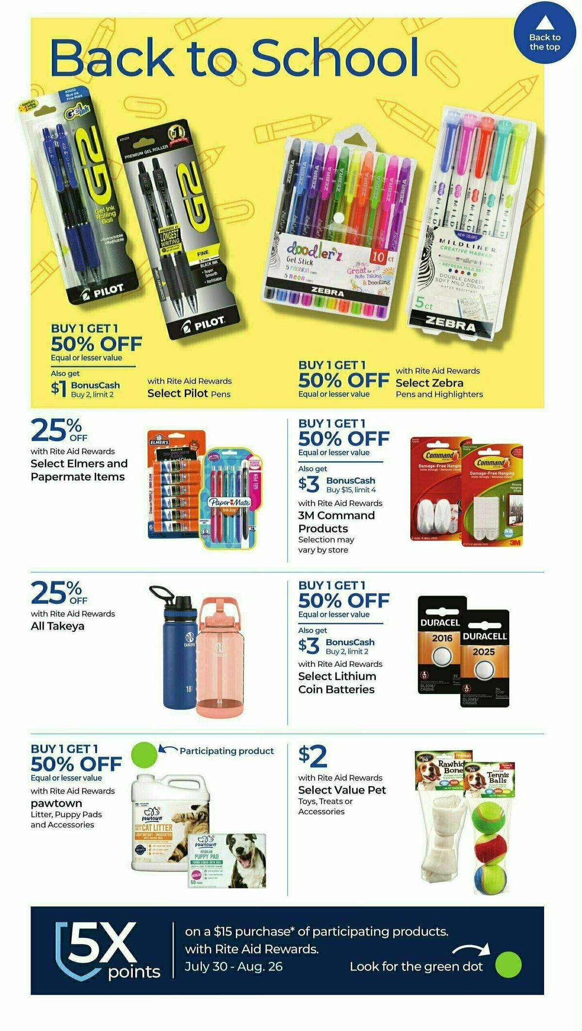 Rite Aid Weekly Ad from August 20