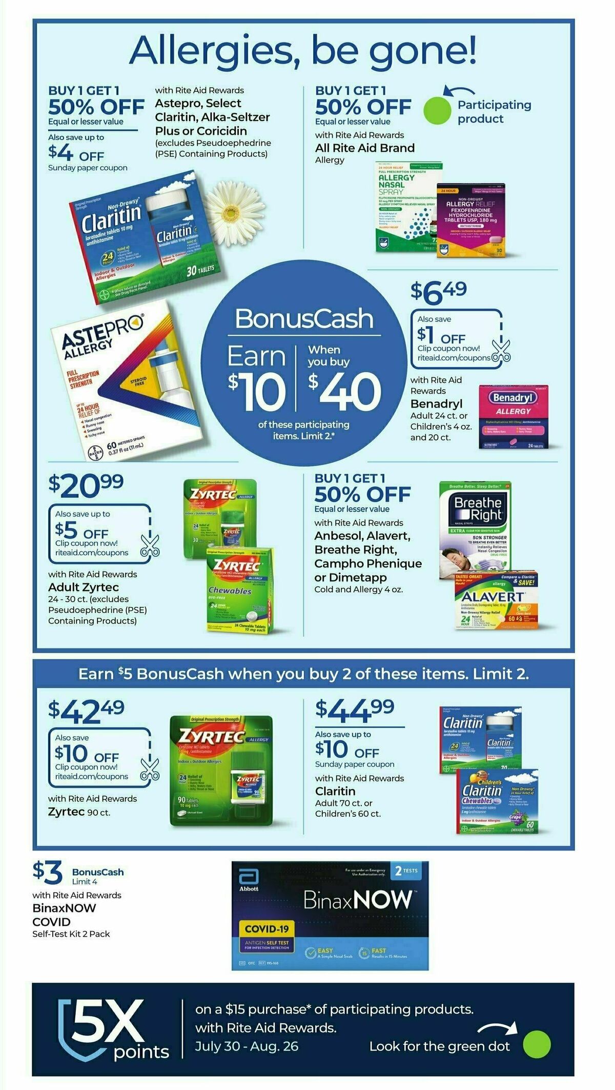 Rite Aid Weekly Ad from August 20