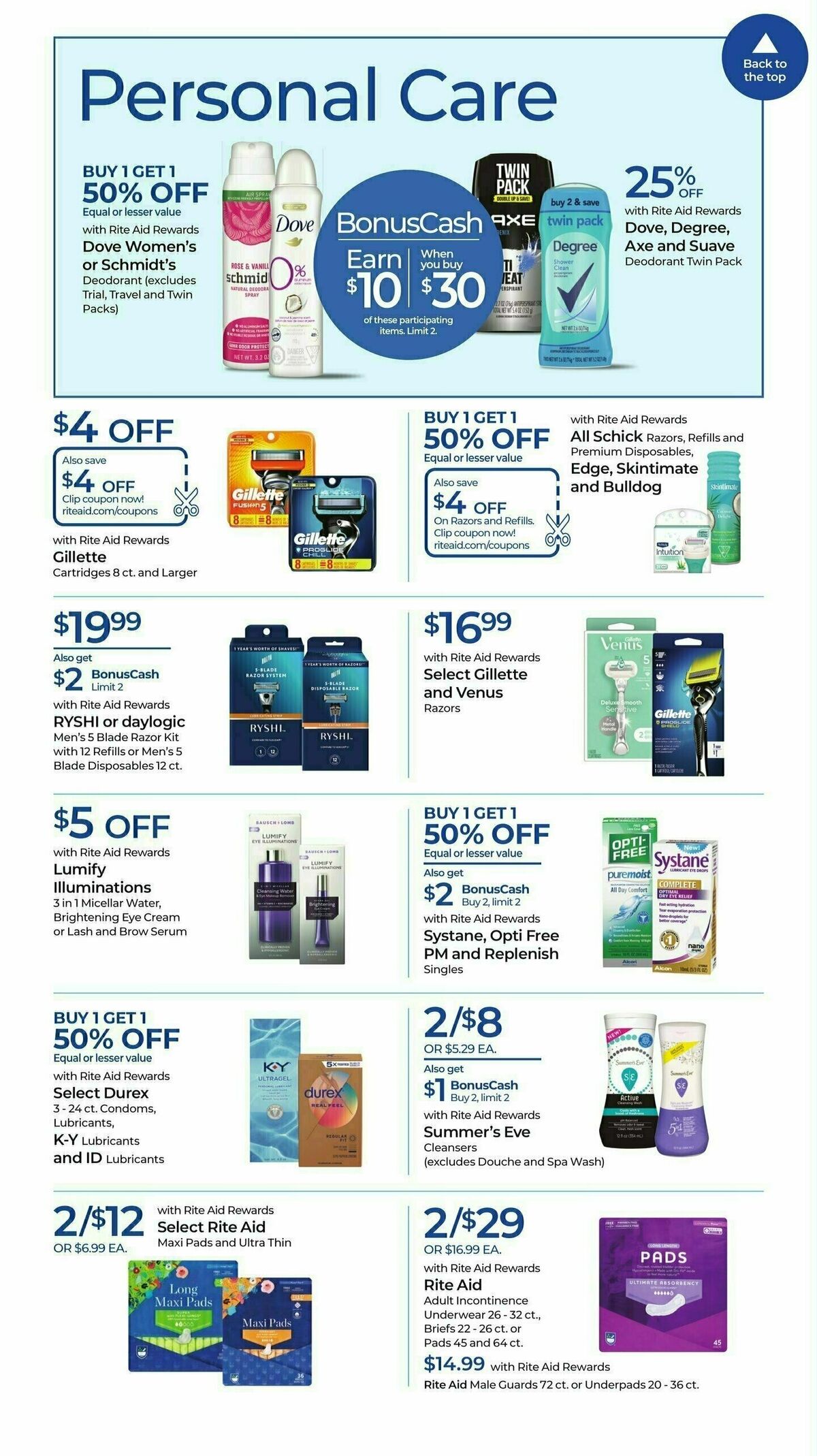 Rite Aid Weekly Ad from August 27