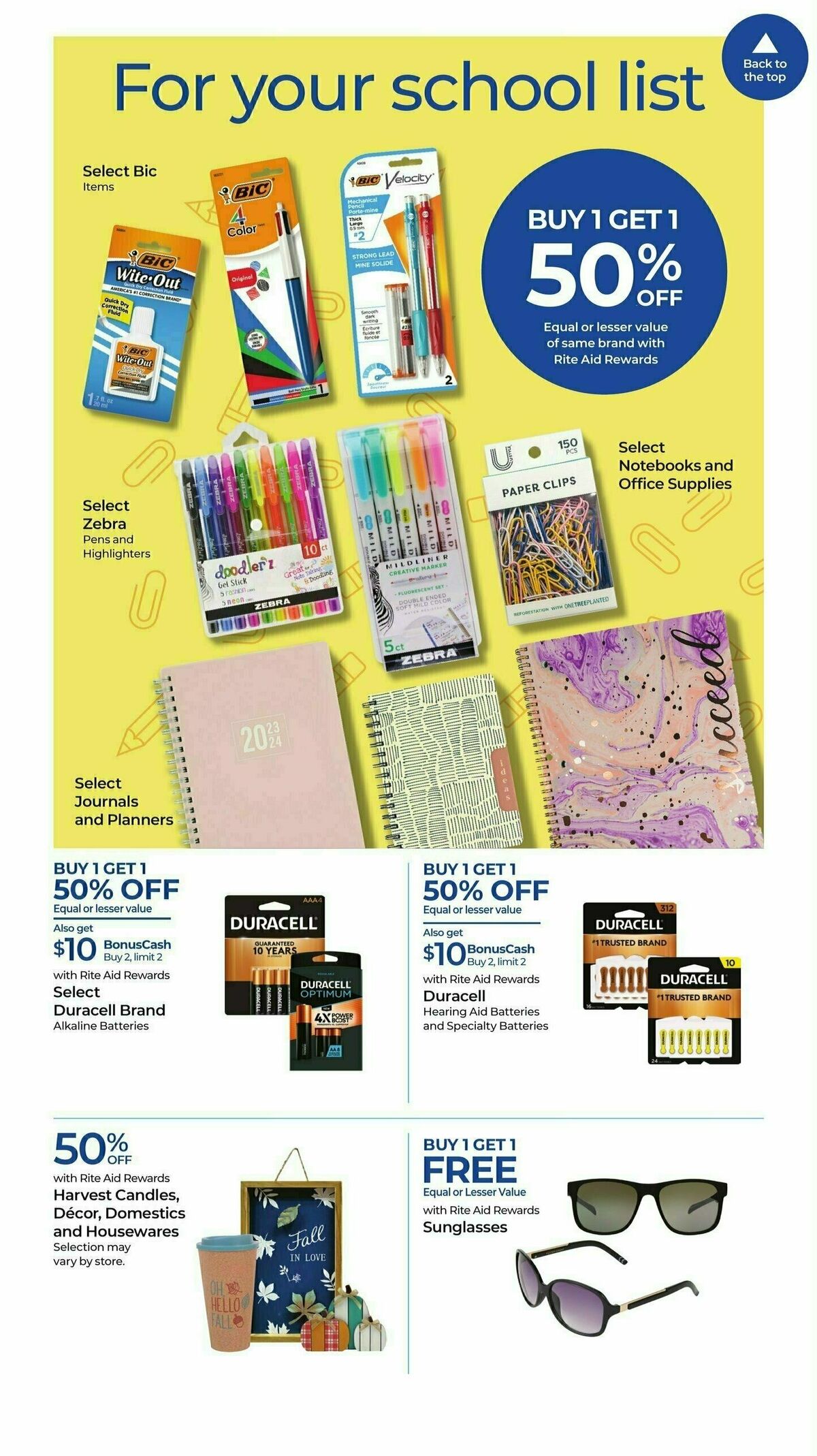 Rite Aid Weekly Ad from August 27