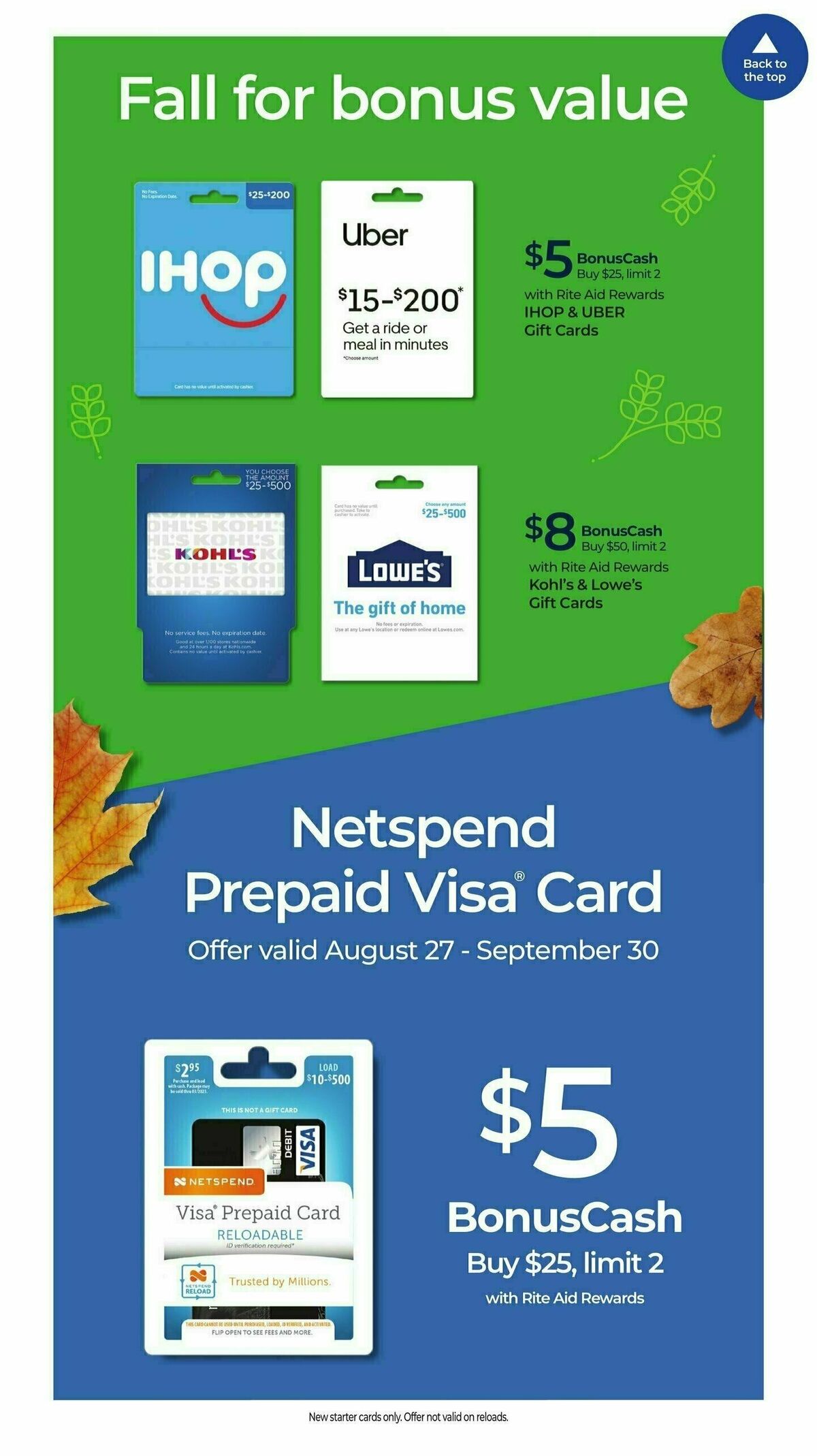 Rite Aid Weekly Ad from September 17