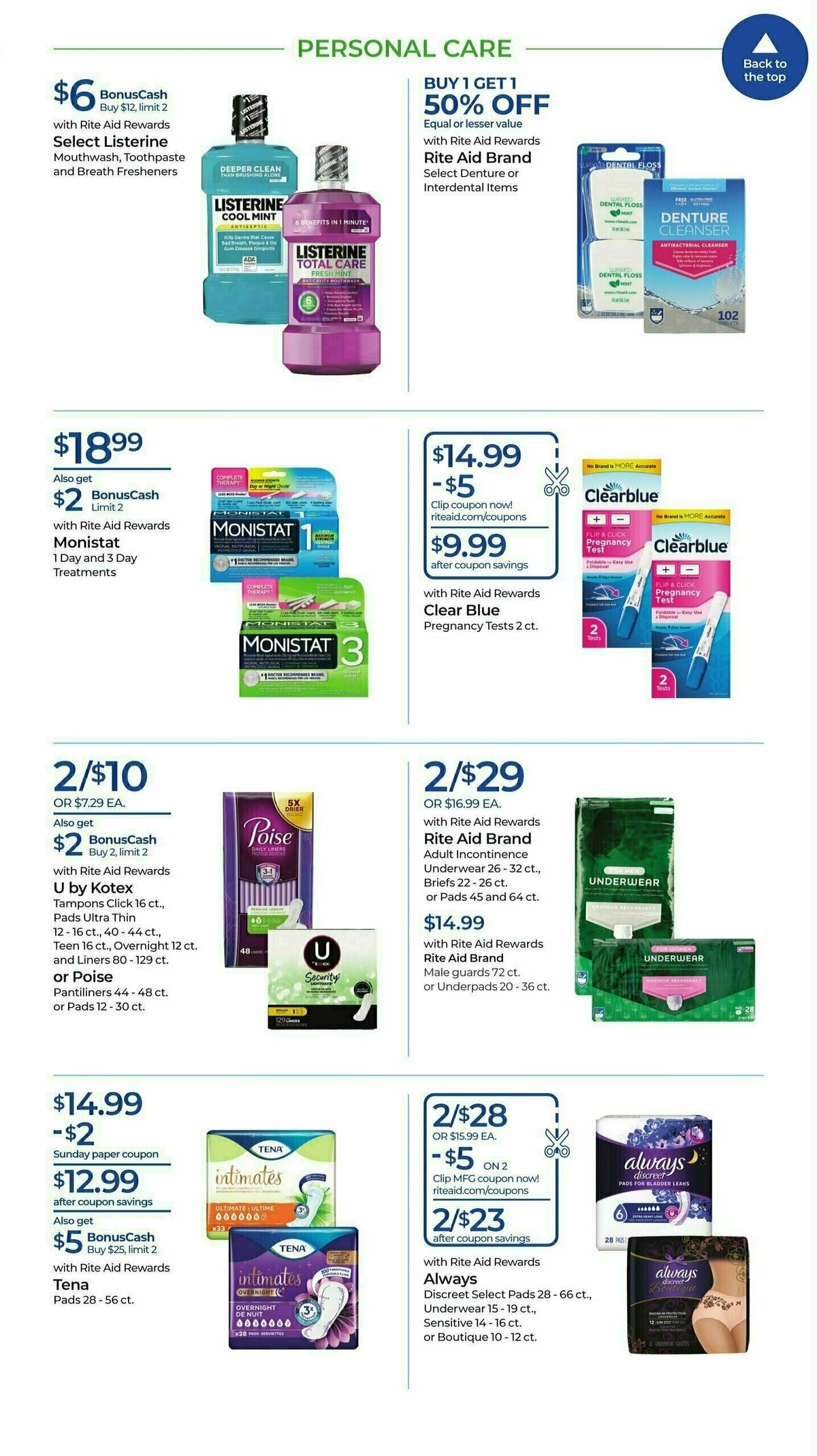 Rite Aid Weekly Ad from October 1