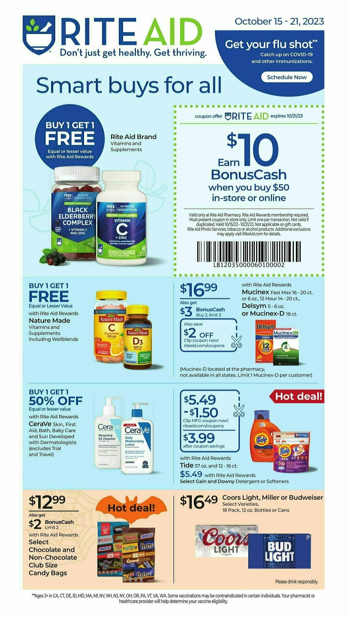 Rite Aid Weekly Ad from October 15