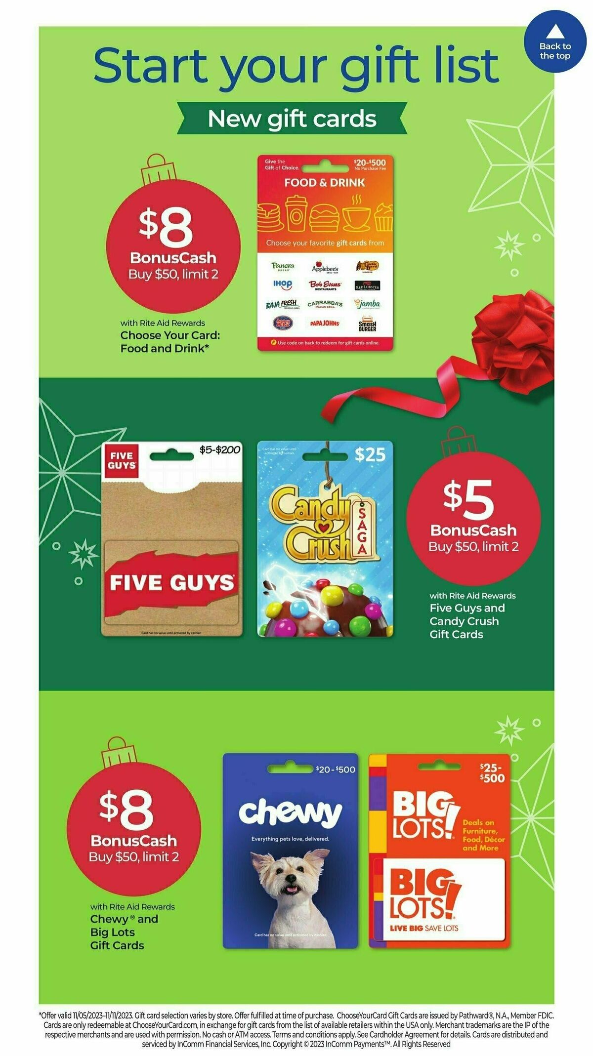 Rite Aid Weekly Ad from November 5