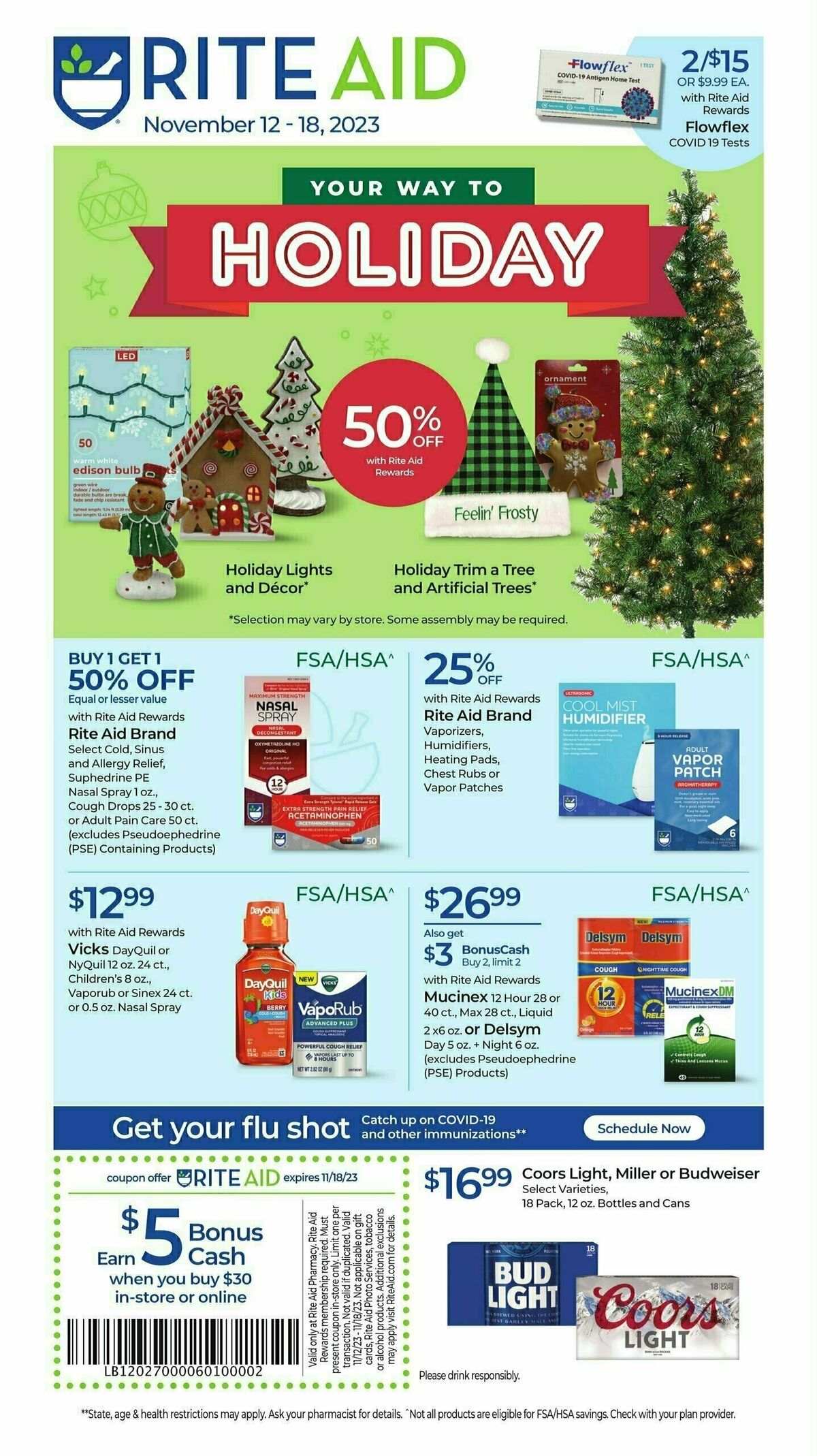 Rite Aid Weekly Ad from November 12