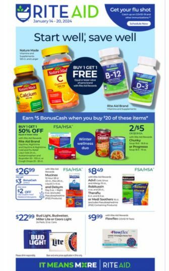Rite Aid Weekly Ad from January 14