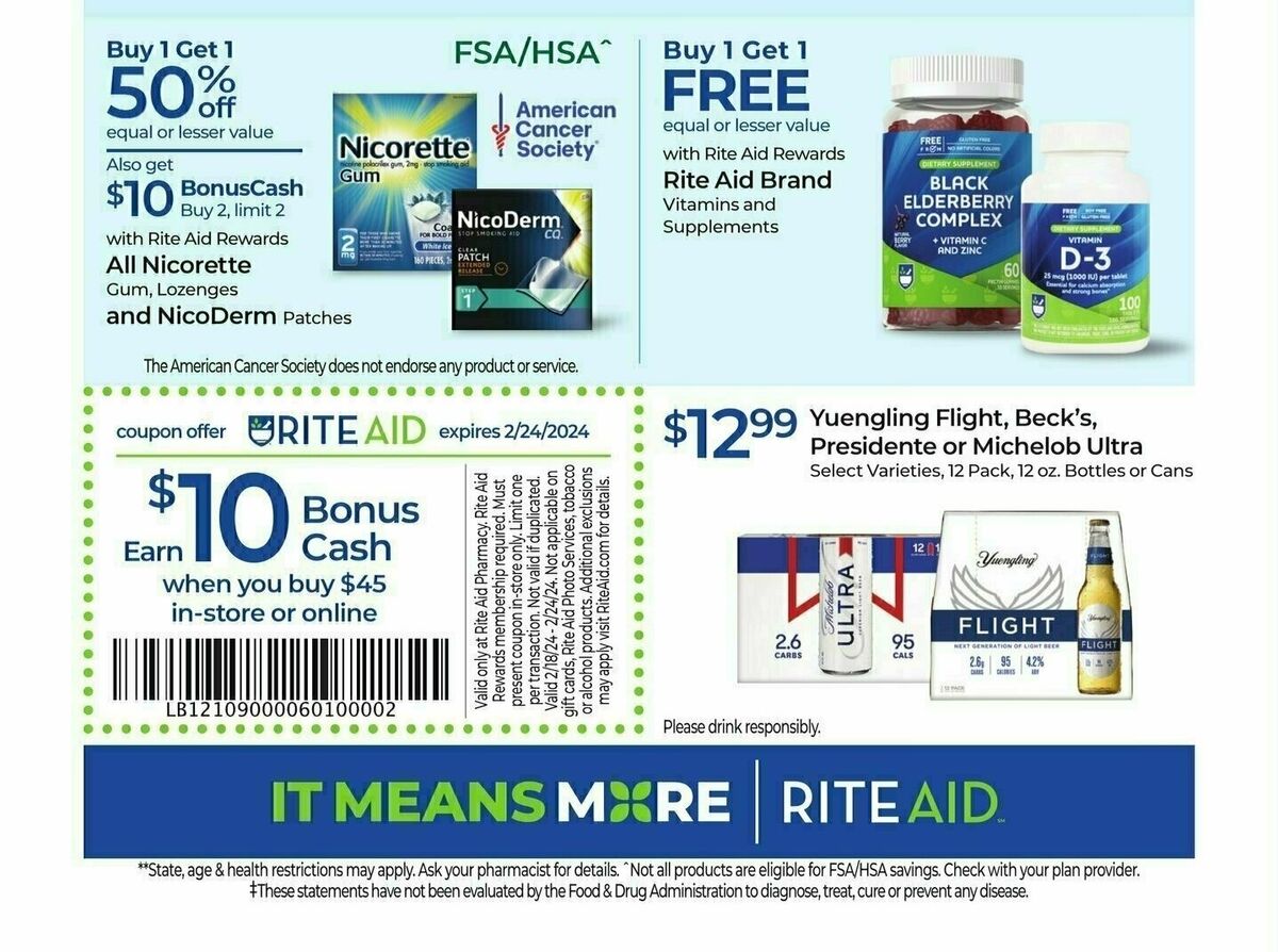 Rite Aid Weekly Ad from February 18