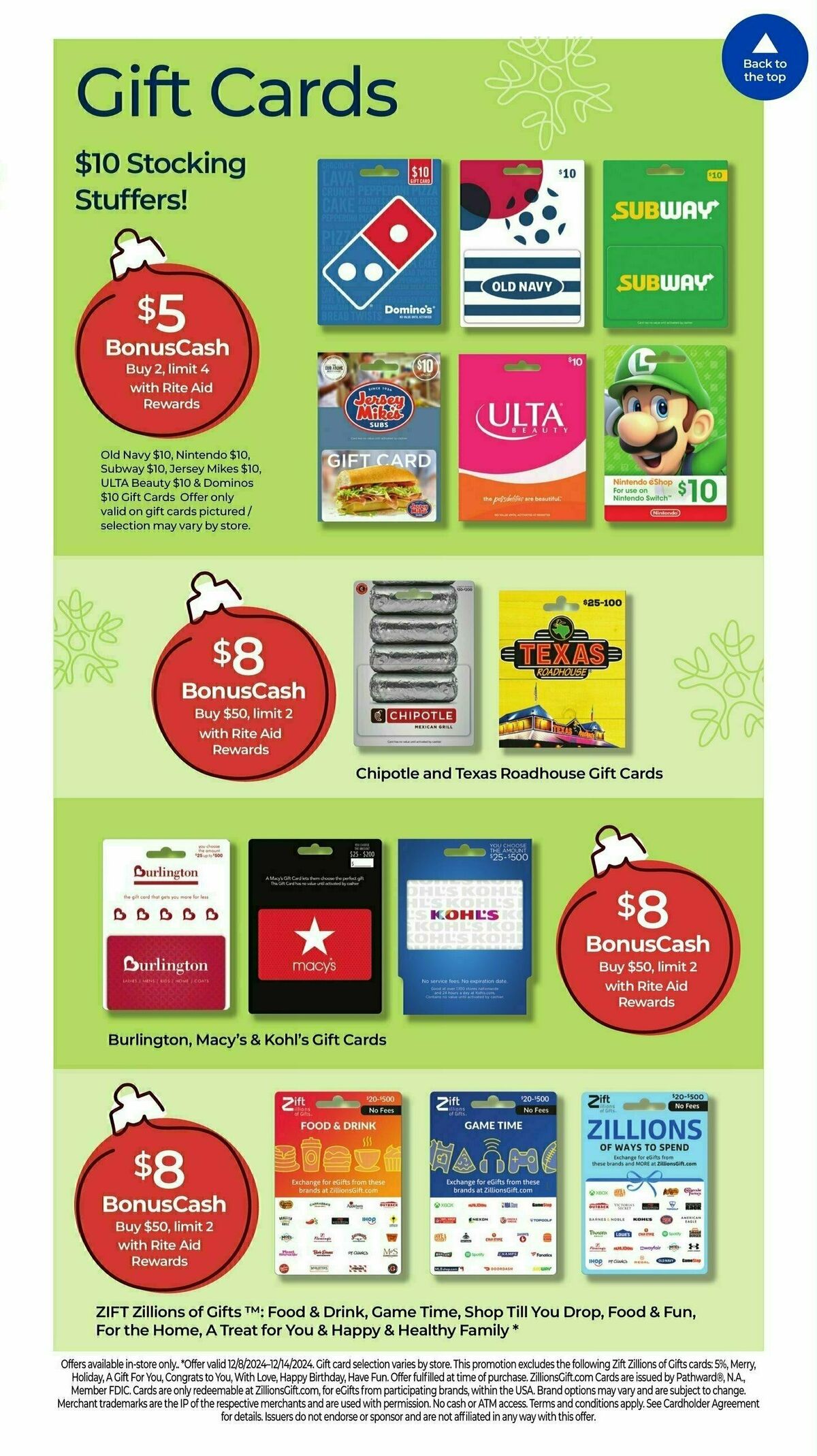 Rite Aid Weekly Ad from December 8