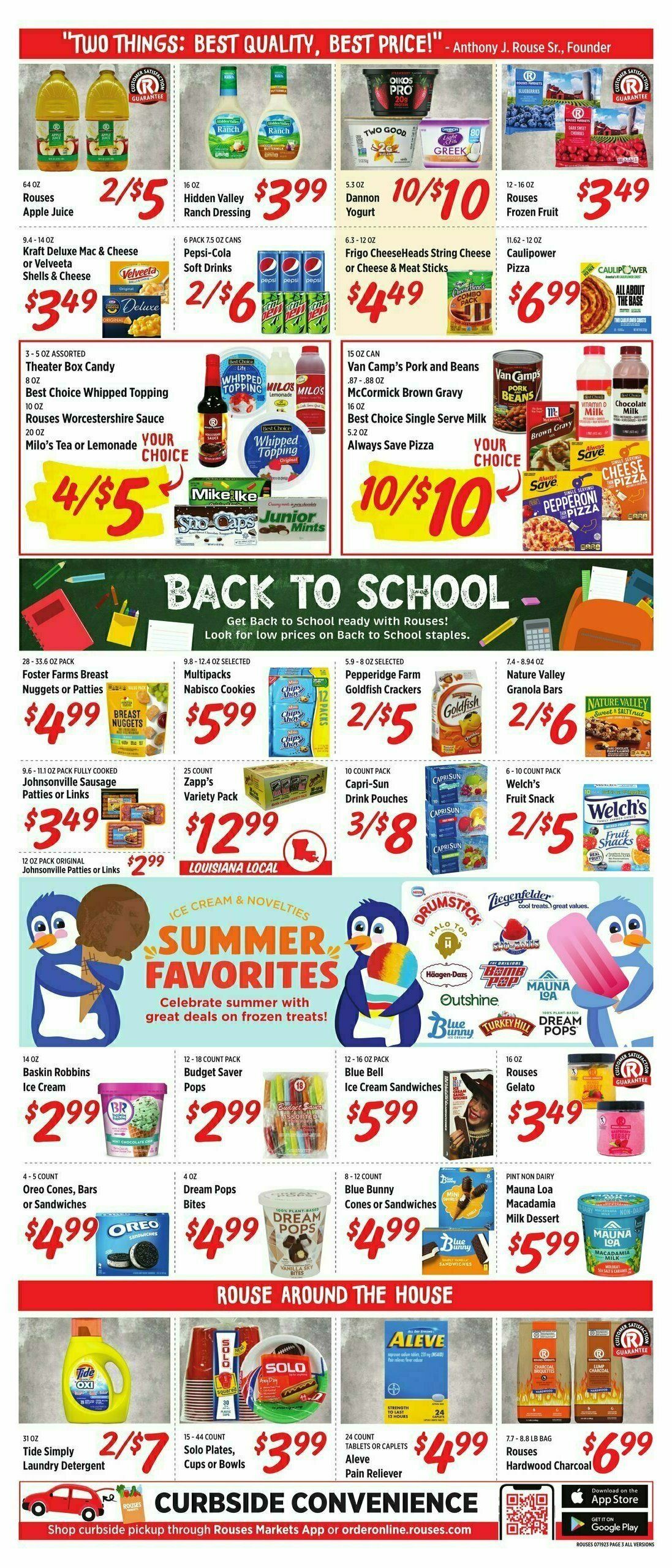 Rouses Markets Weekly Ad from July 19